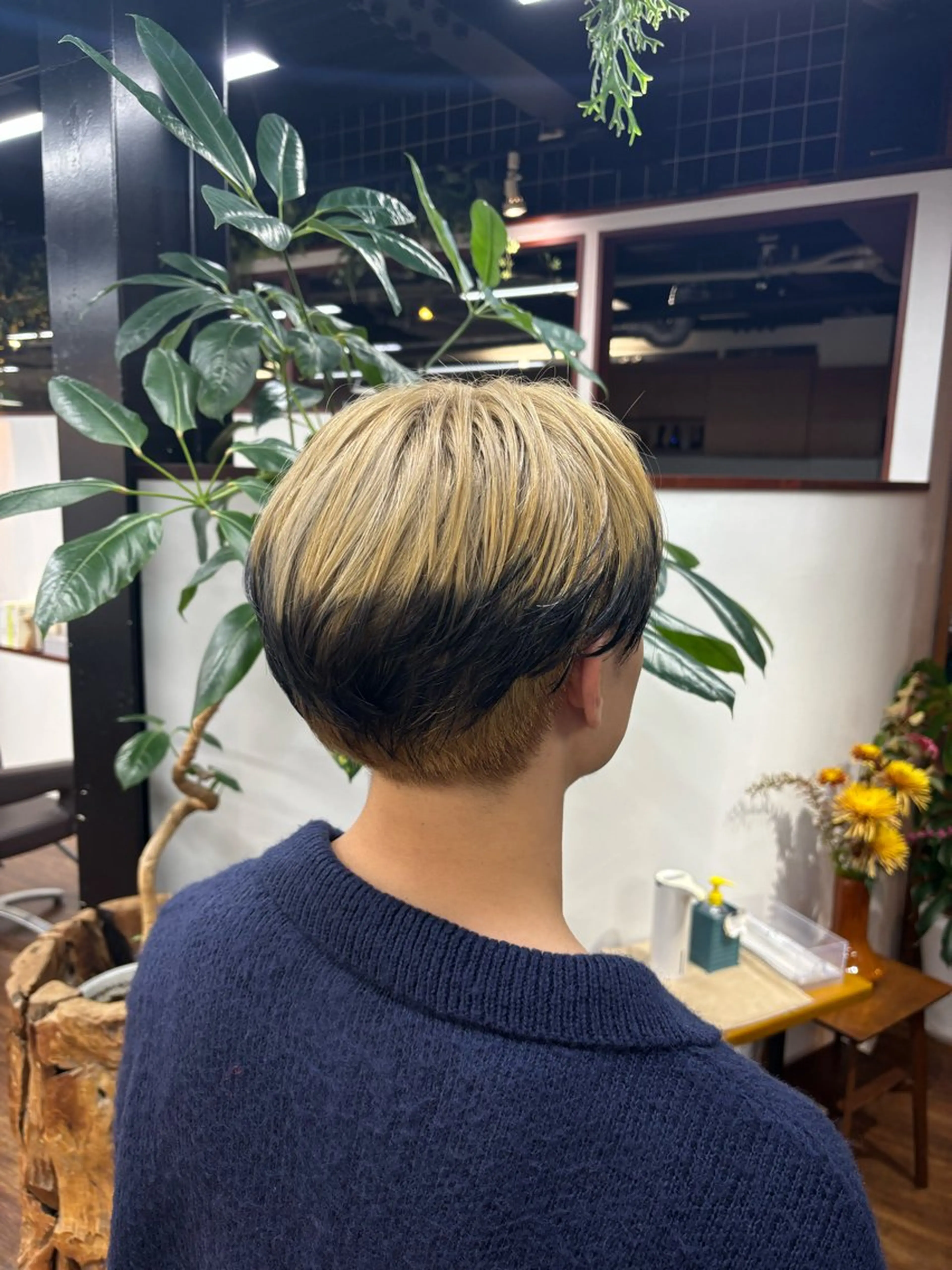 ブリーチ込みダブルカラーの写真