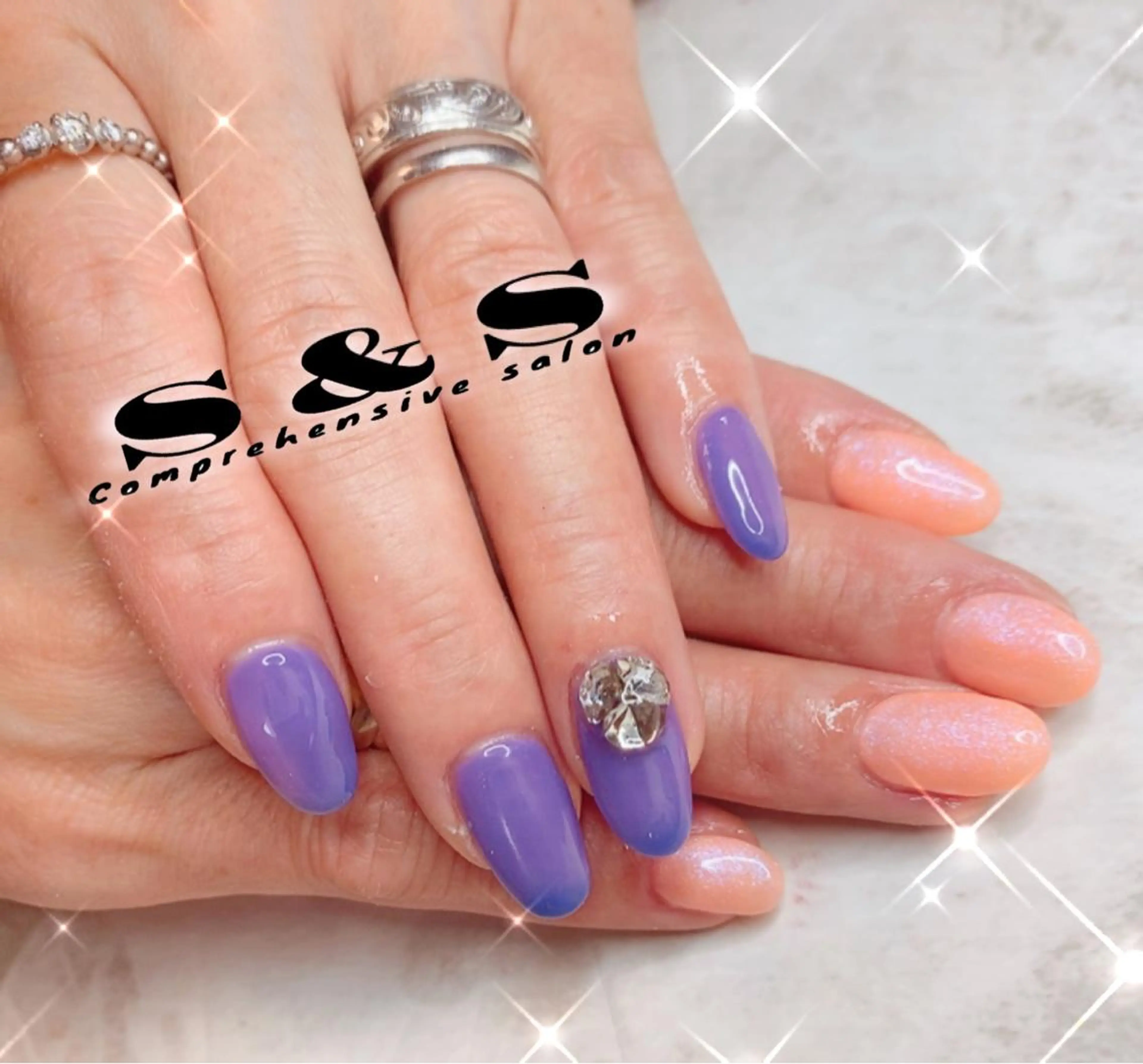 ネイル アートネイル 長さ出し メンズネイル 持ち込み スカルプネイル S&S 村田小百合のネイルデザイン