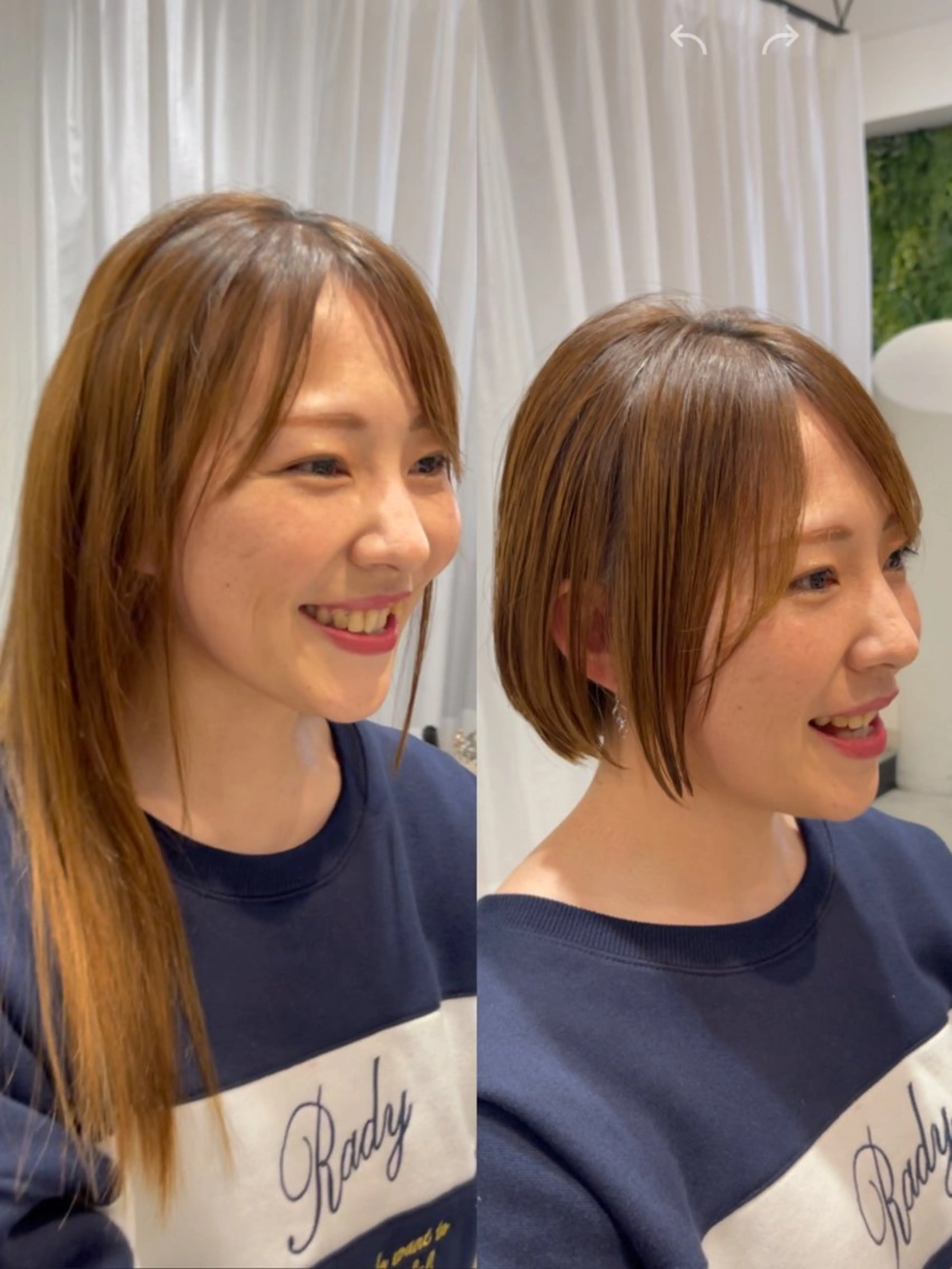 ショート カット トリートメント イメチェンカット✂️ 錦糸町佐藤店長のヘアスタイル