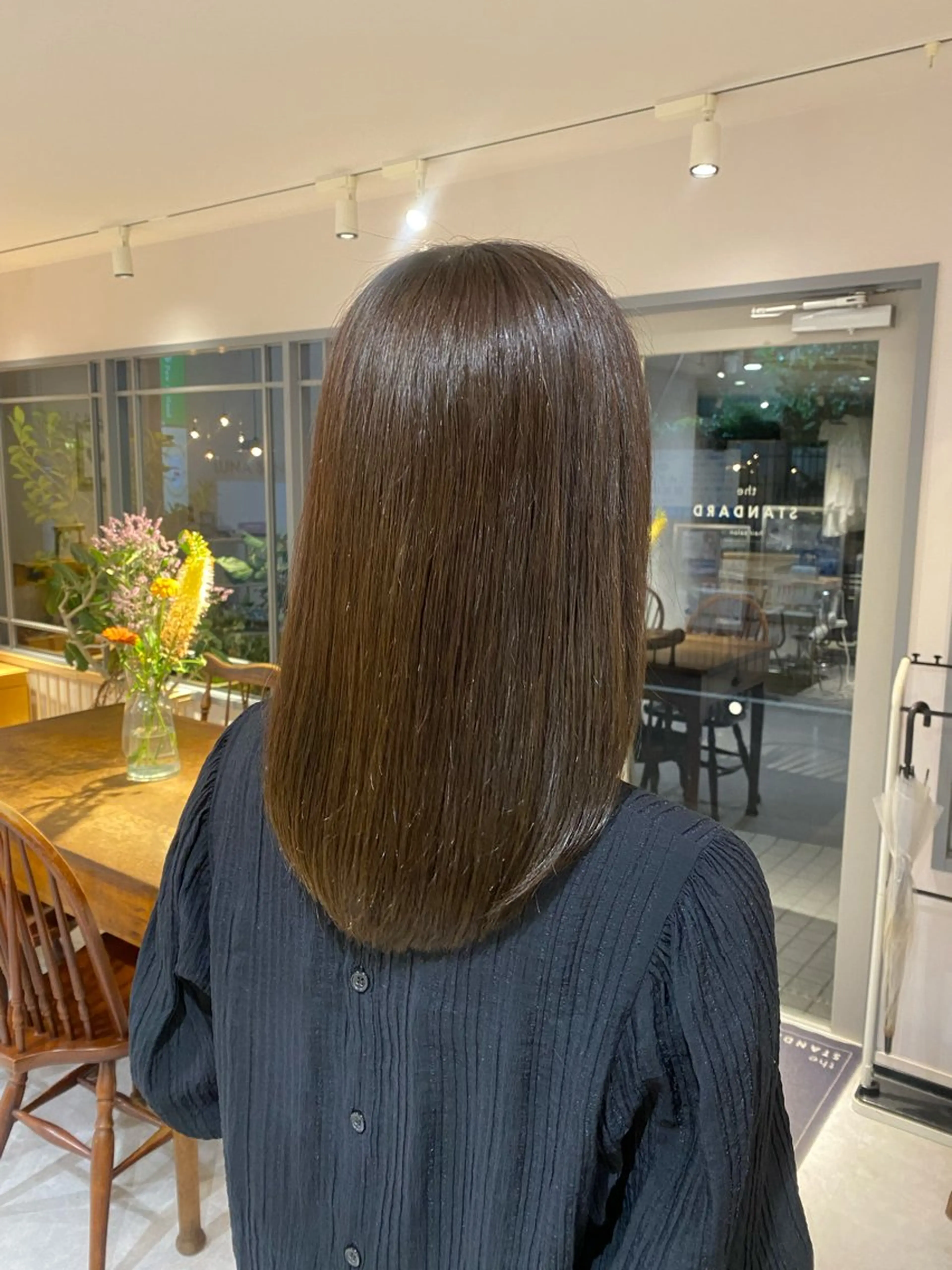 ミディアム カラー カット ヘアカラー トリートメント ‎🤍透明感カラー 【仙川】セリナ‎🤍のヘアスタイル