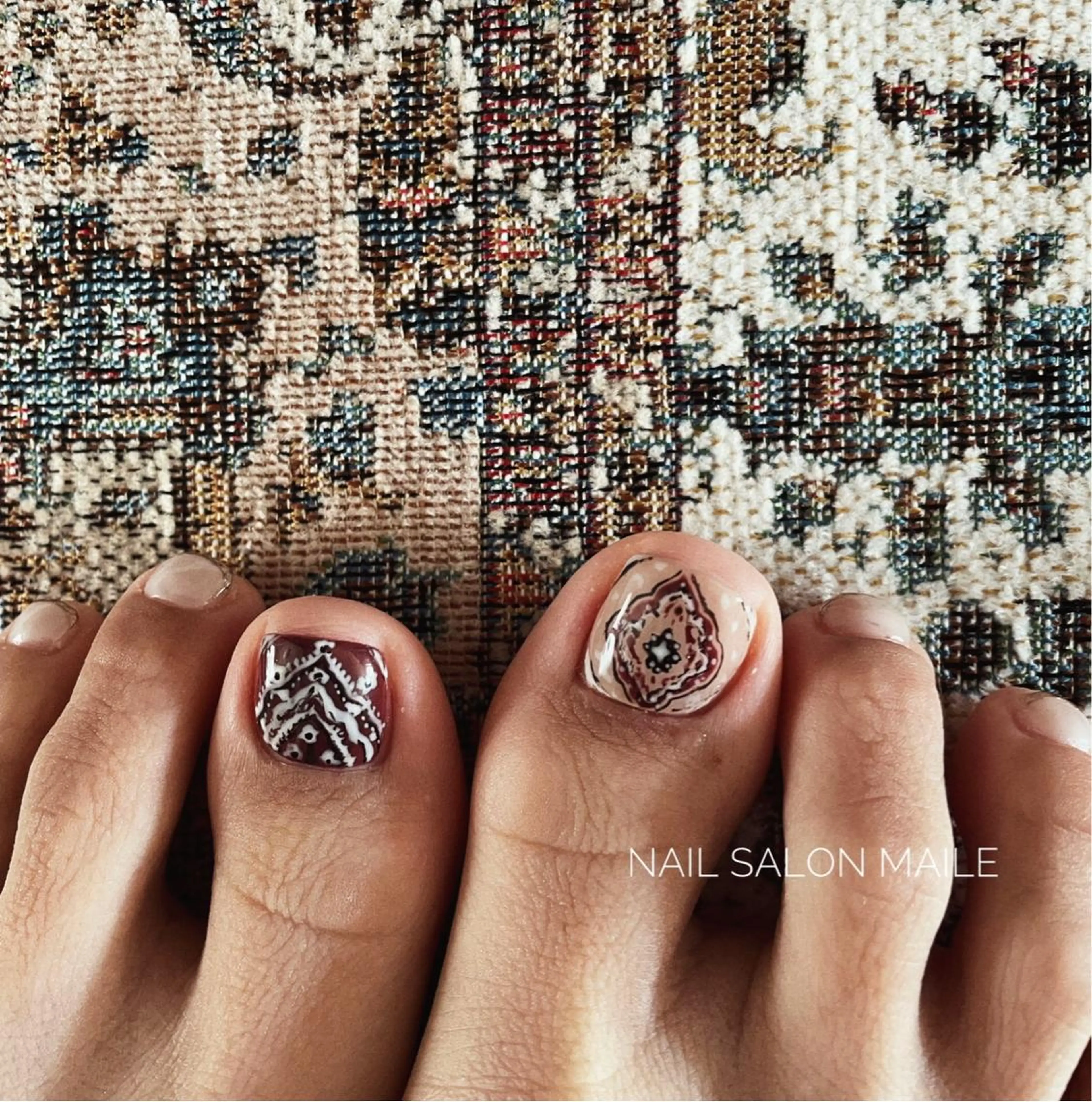 foot☽アート2(ケア込)の写真