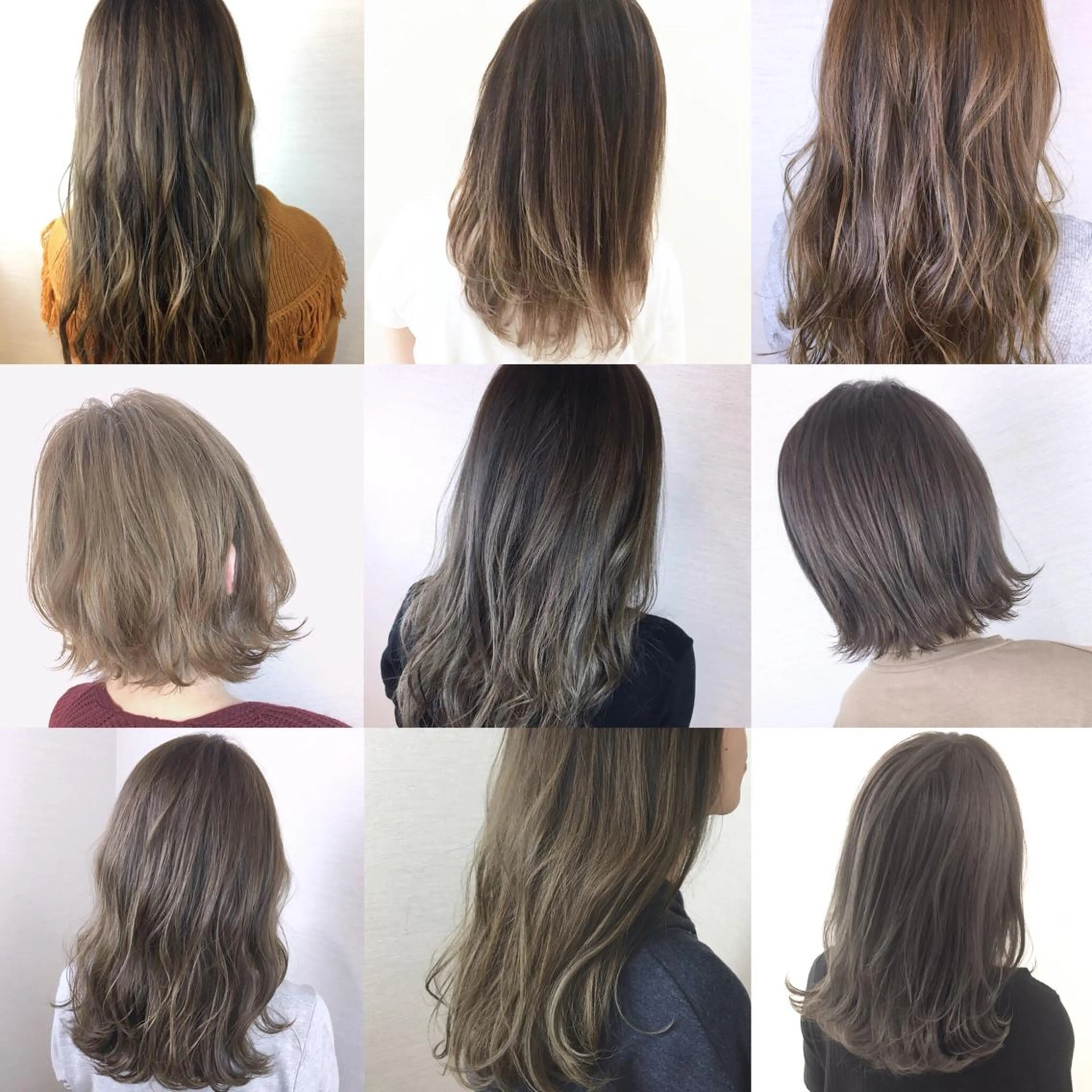 カラー ブリーチなしダブル/ レイヤーカット 小棹のヘアスタイル