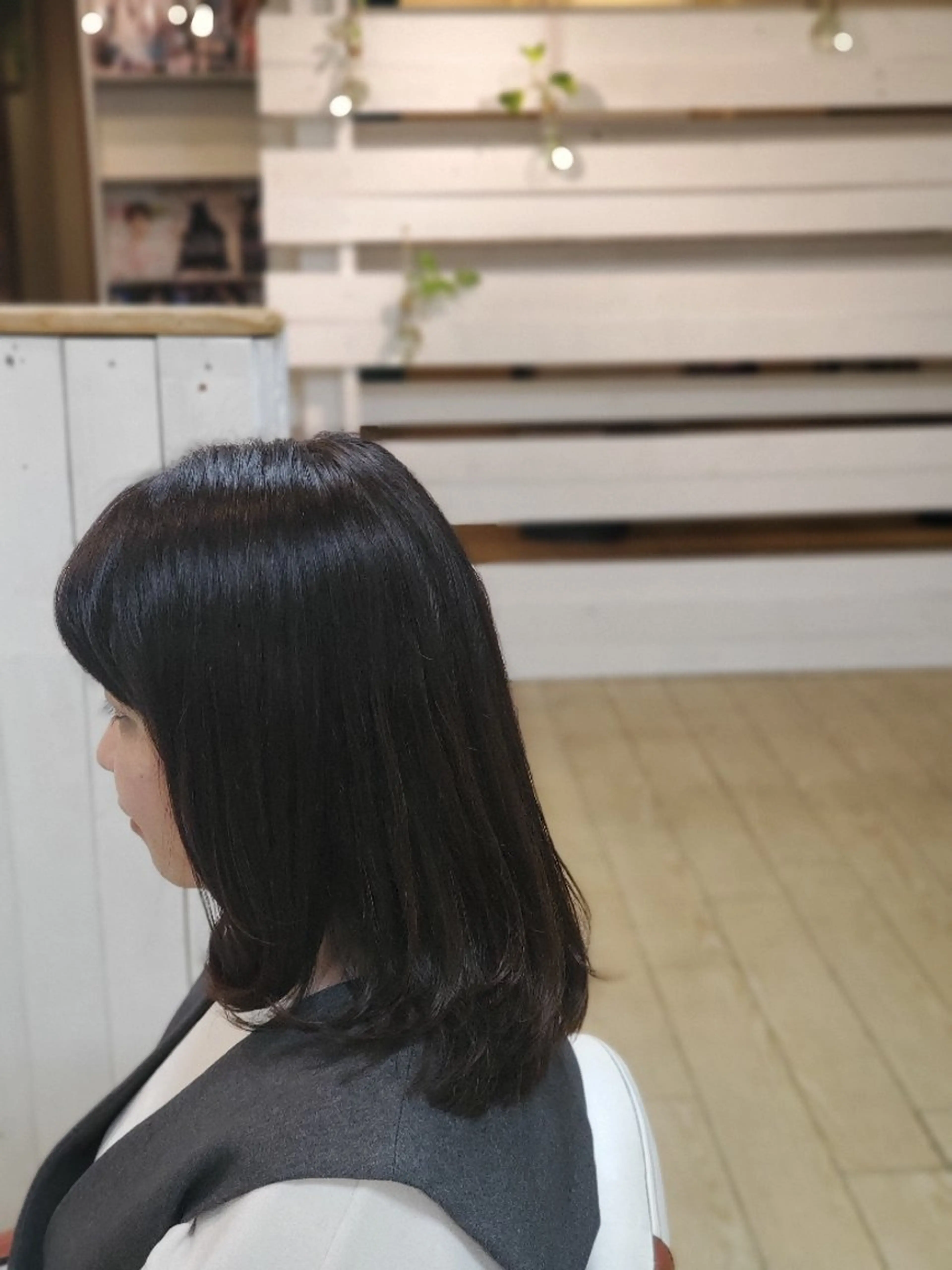 パーマ セミロング トリートメント 田中 牧子のヘアスタイル