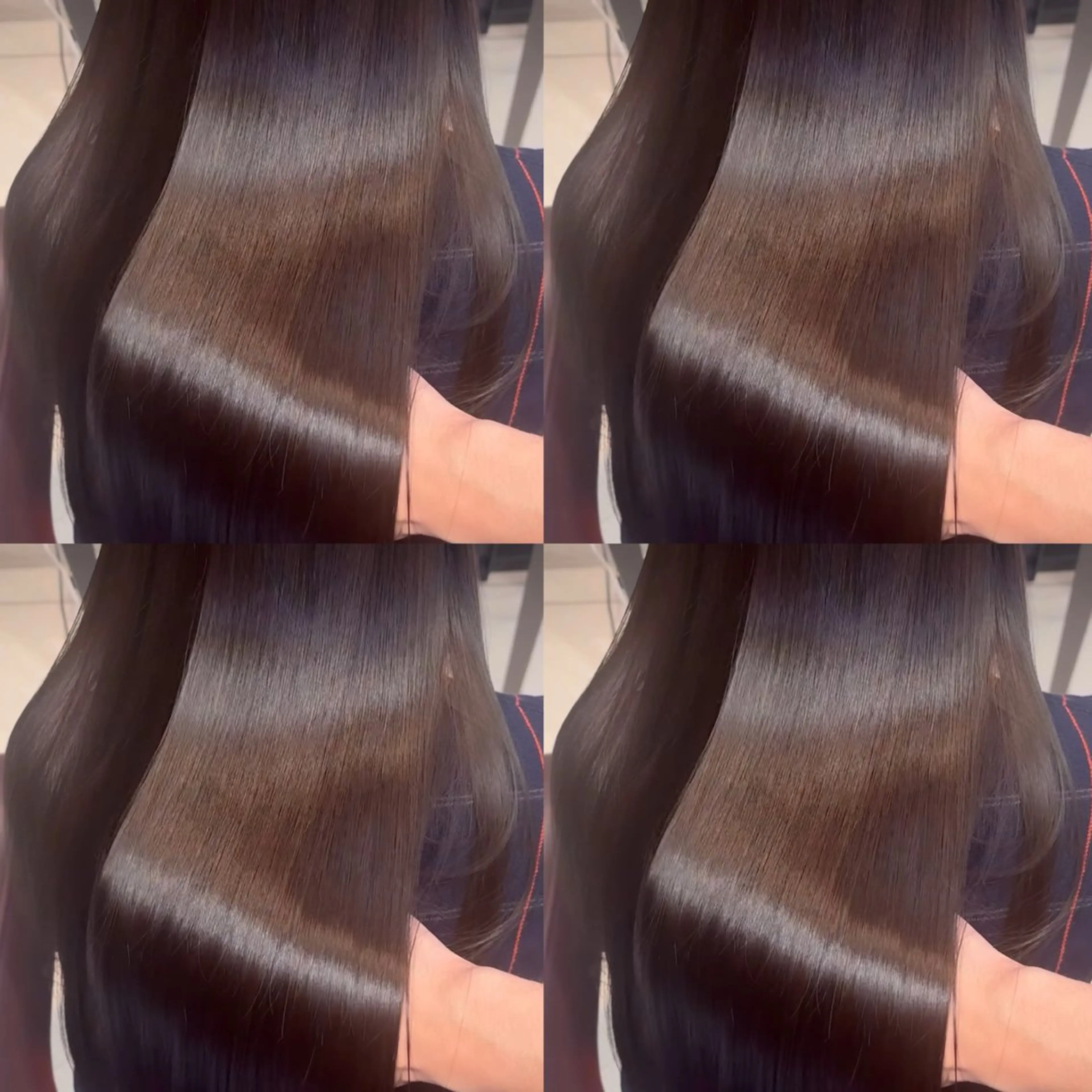 ロング カラー カット ヘアカラー 縮毛矯正 トリートメント 【髪質改善特化】 艶髪/透明感カラーのヘアスタイル