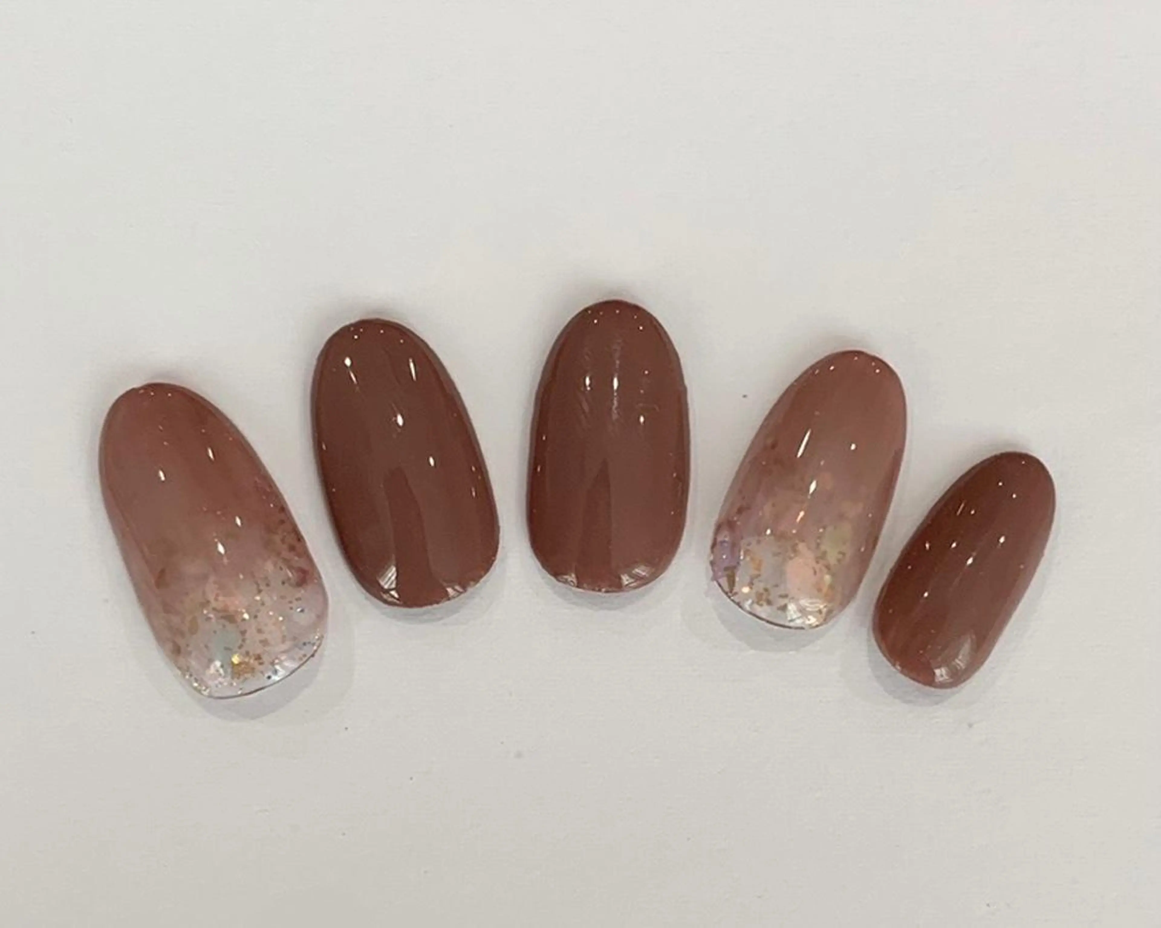 セミロング ネイル オフィスネイル 西院eye fallonのマツエク・マツパデザイン