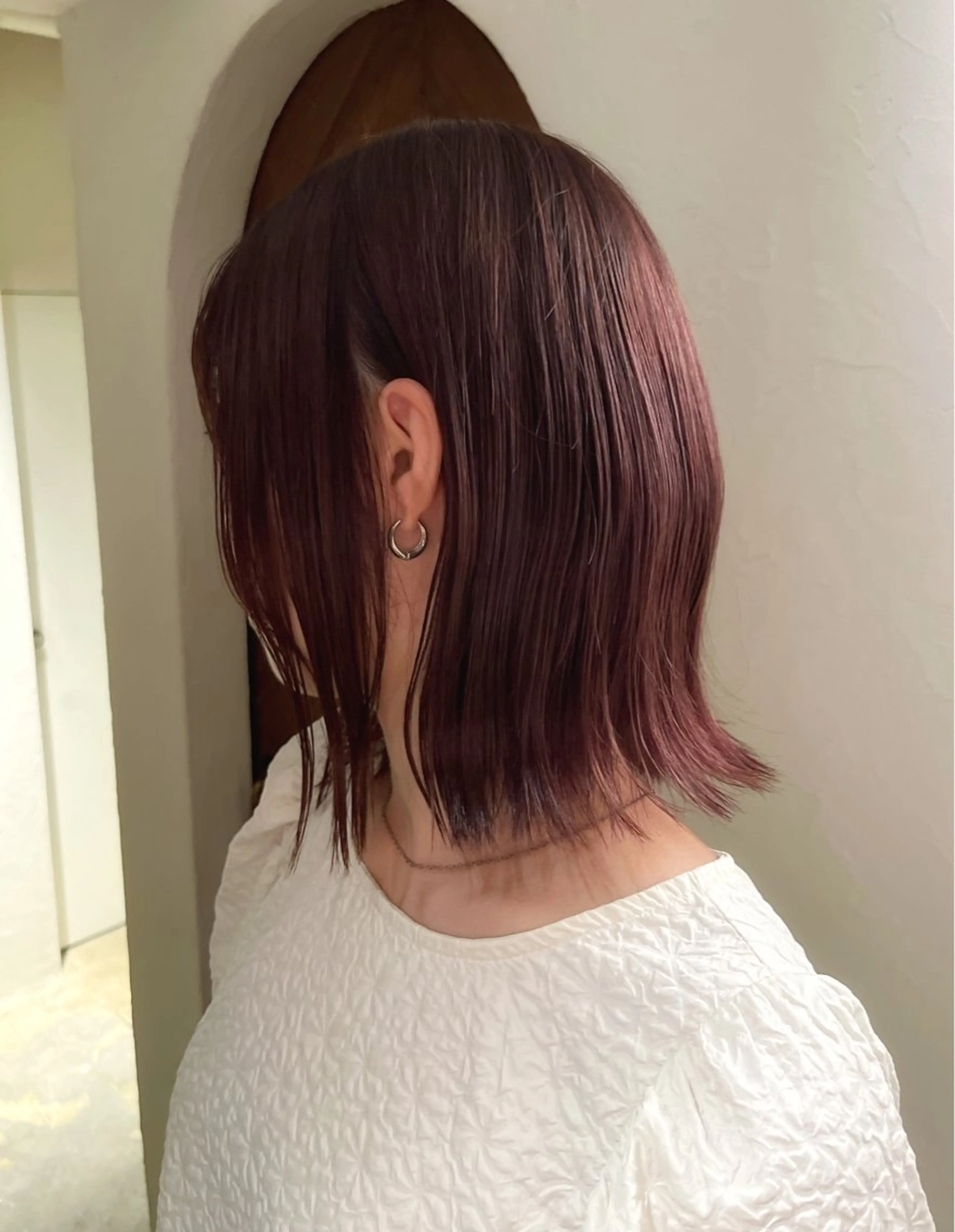 ミディアム カラー ブリーチ hinaru ．のヘアスタイル