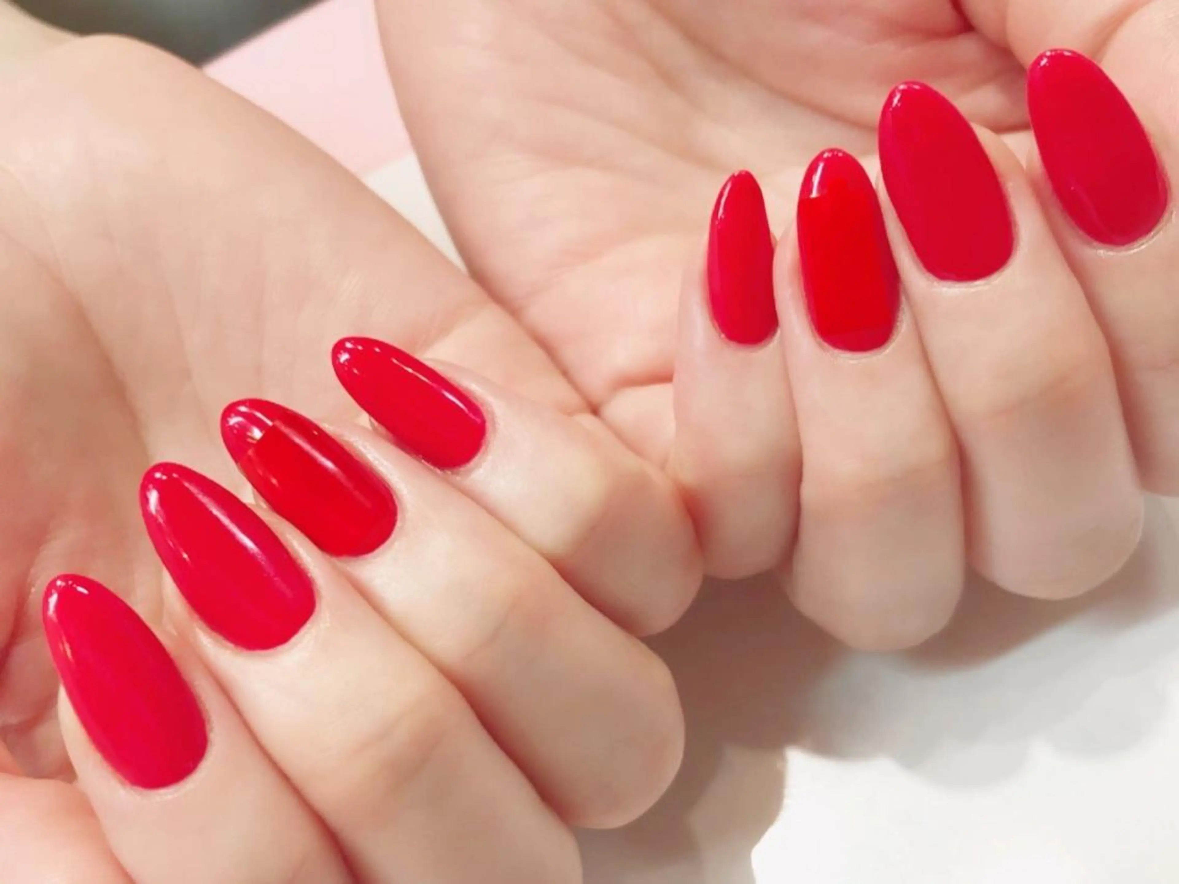 🌈minimo 限定 ワンカラー/ラメグラデ ネイルオフ無し🍇の写真