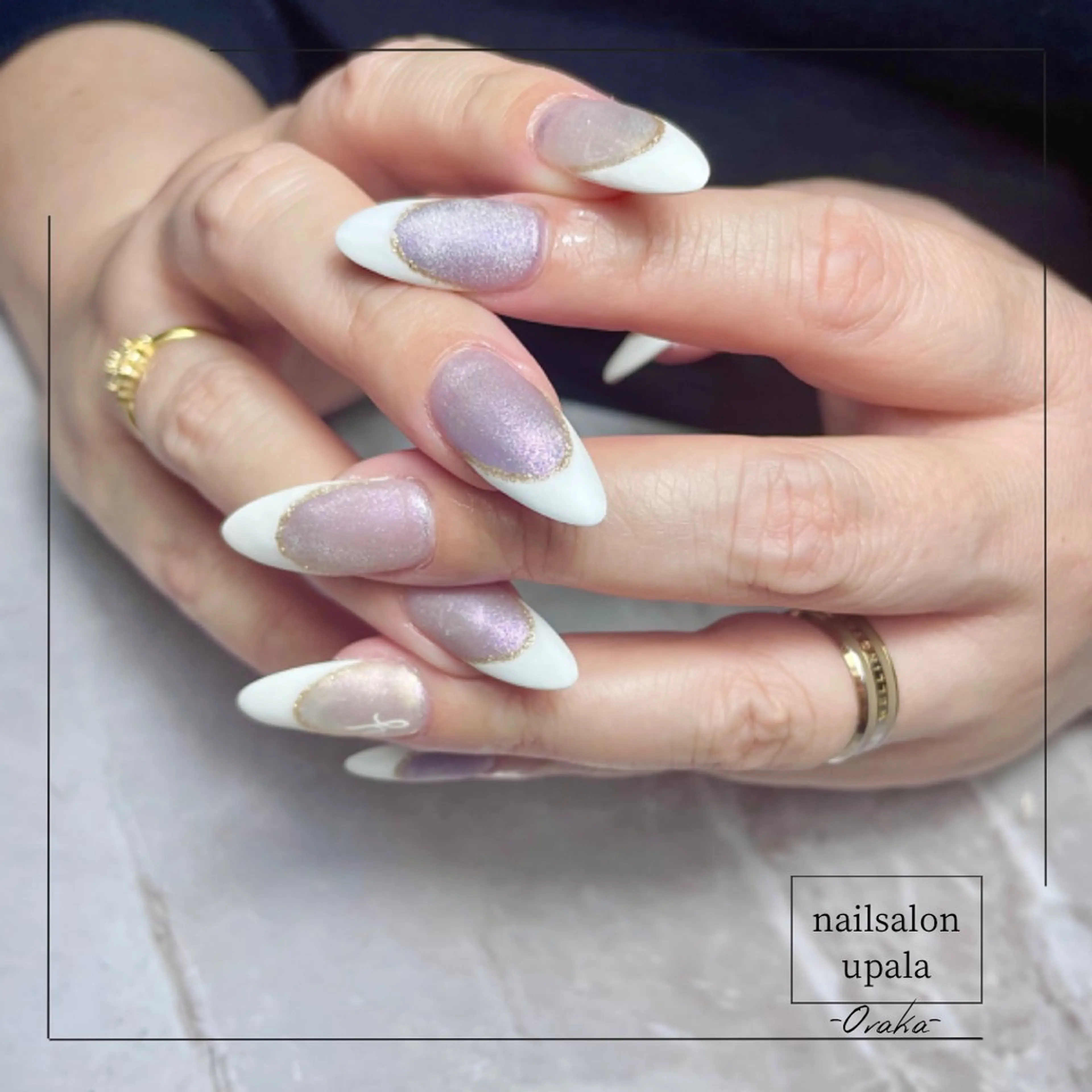 ネイル フラッシュネイル フレンチネイル マグネットネイル マグネットフレンチ マットネイル ハンドネイル upala Mayukoのネイルデザイン