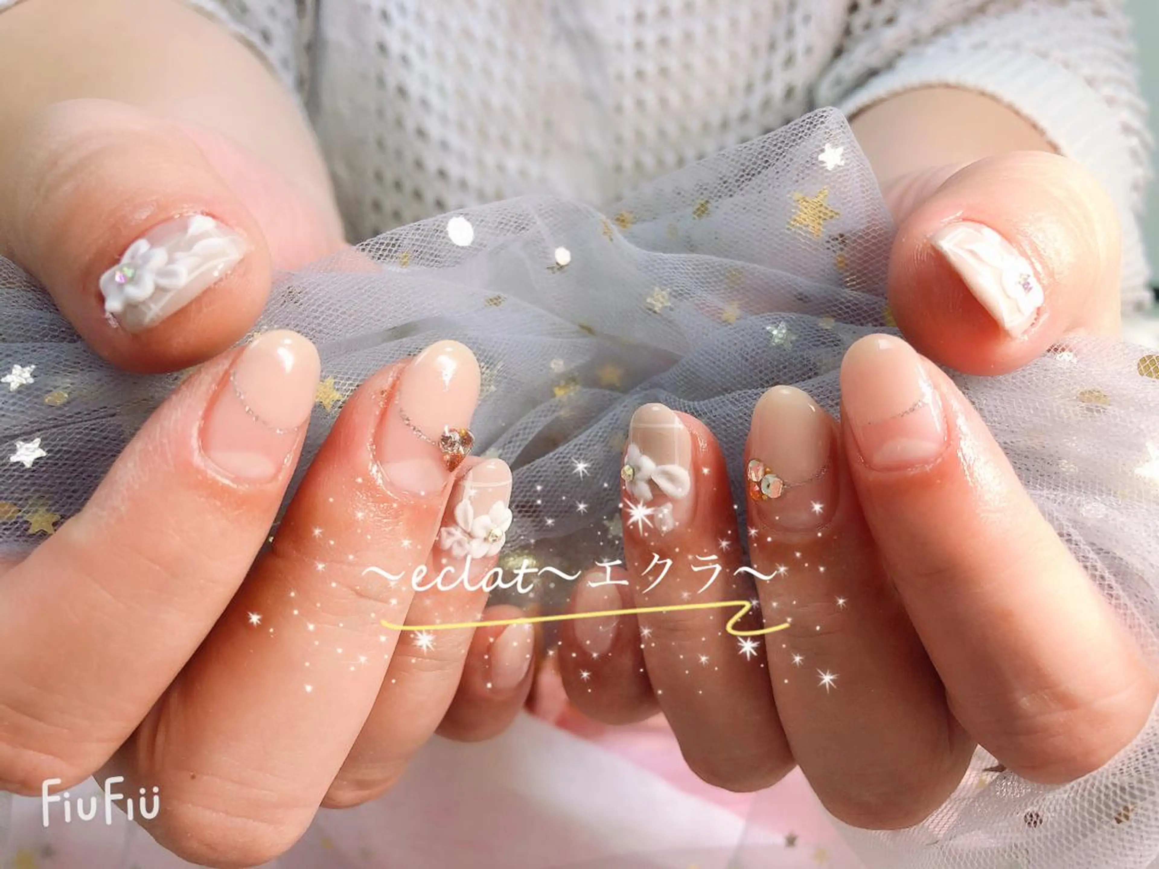 ネイル ネイルサロンエクラ 🫧Shizukaのネイルデザイン