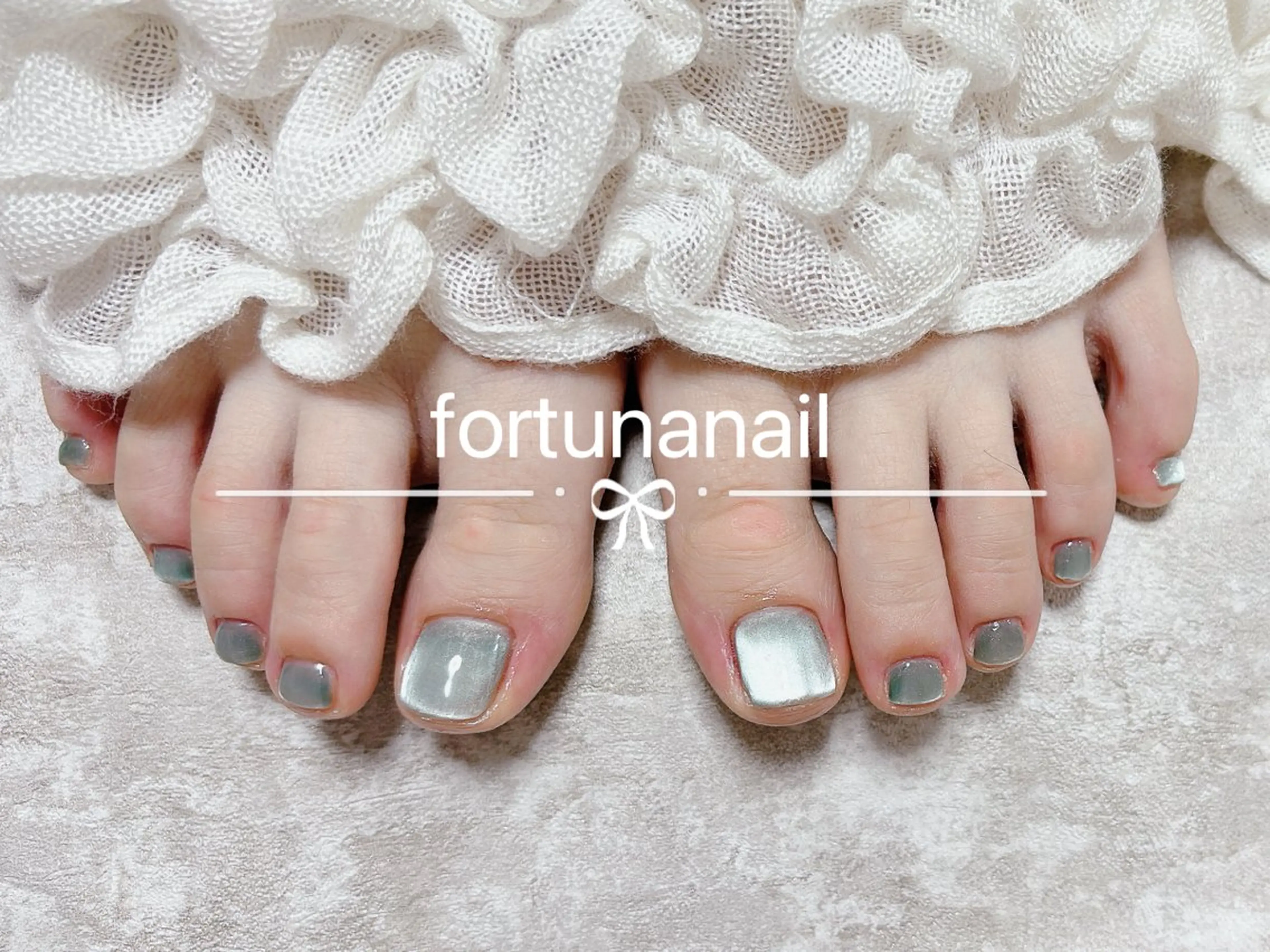 ネイル フットネイル Nail •Head スパFortunaのネイルデザイン