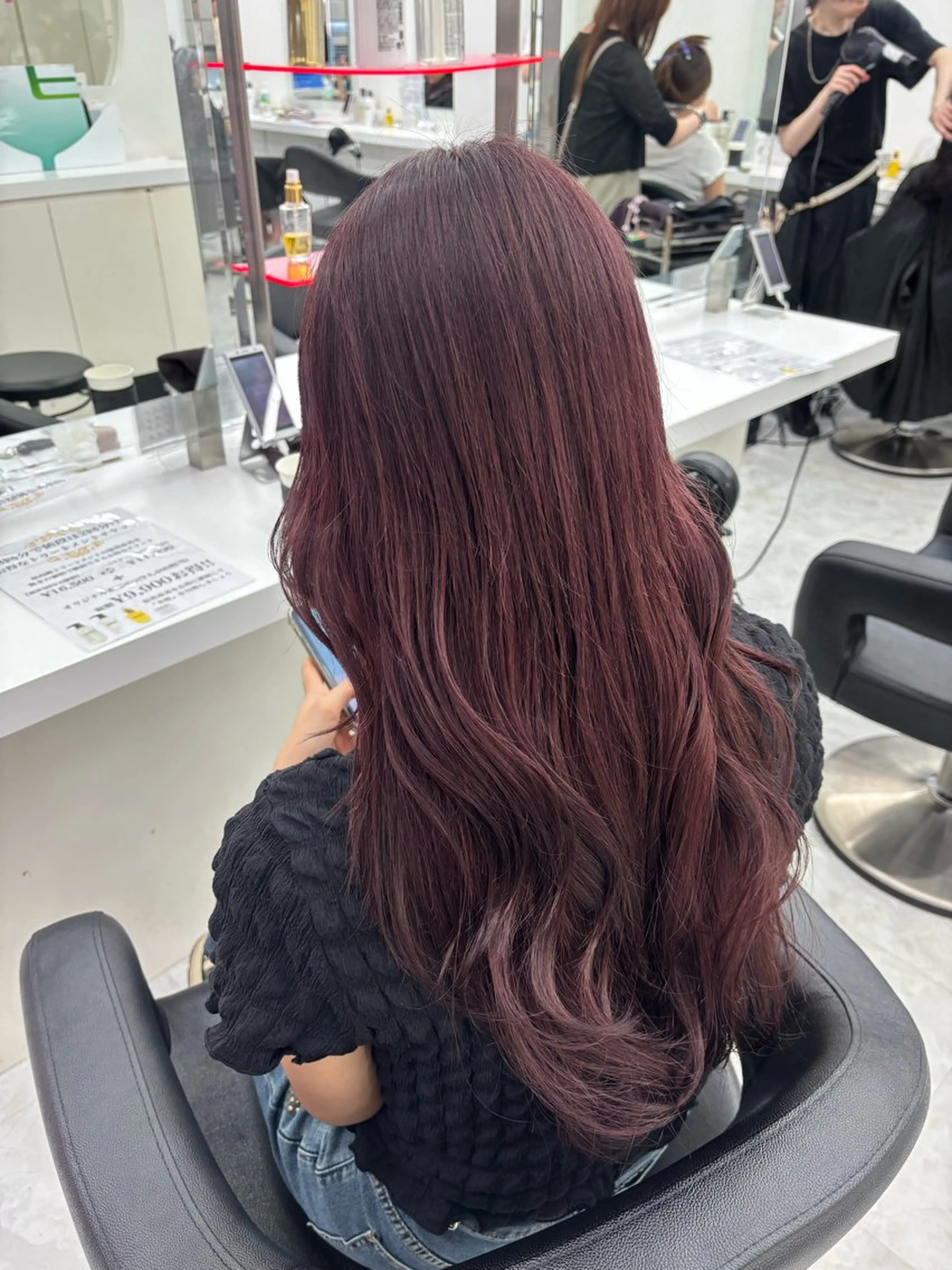 カラー かわいい艶髪🤍 れいな🤍のヘアスタイル