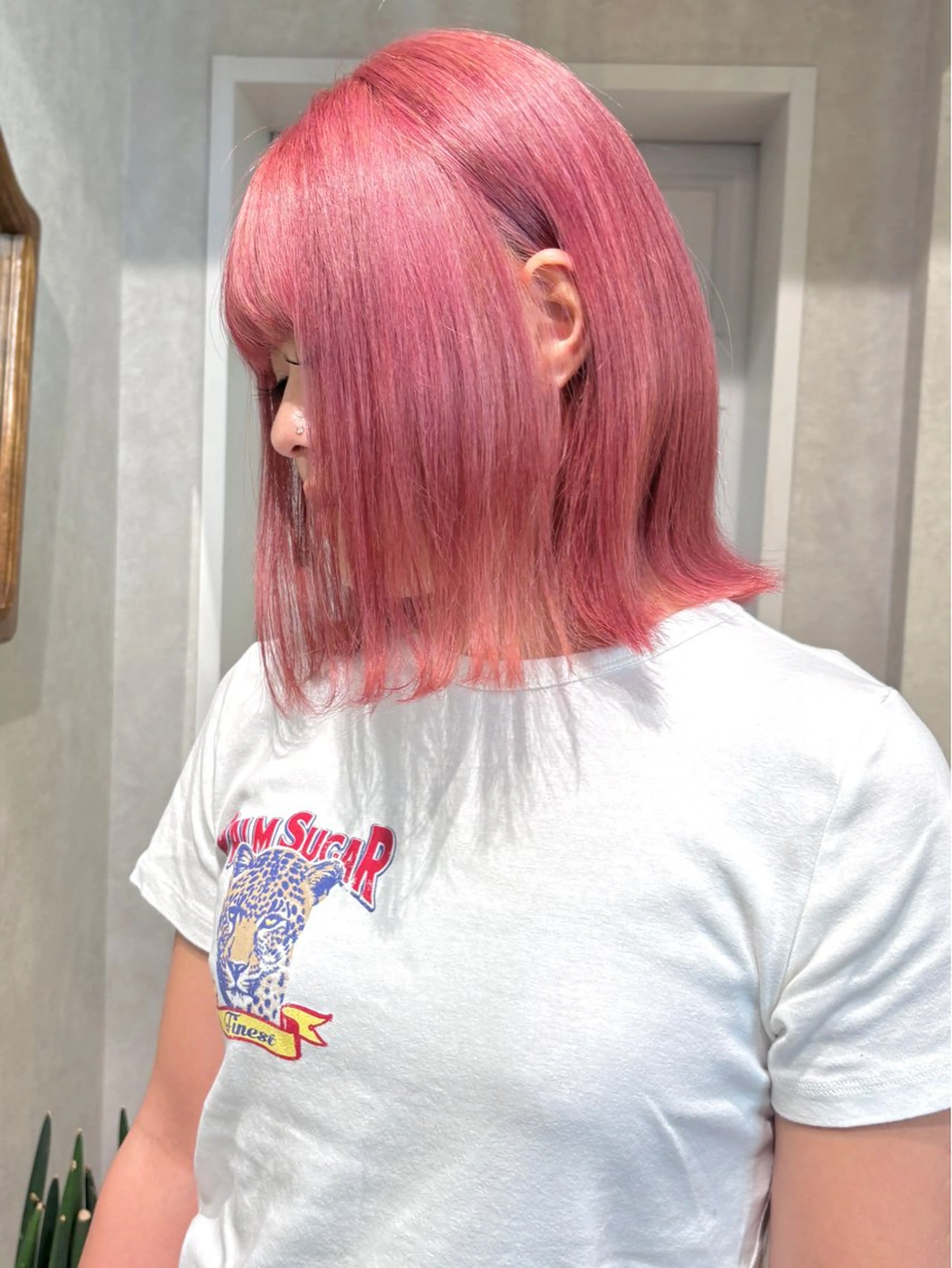 カラー ブリーチ ケアブリーチ デザインカラー ダブルカラー ハイトーンカラー ヘアカラー スミレ /メンズ /コーンロウのヘアスタイル