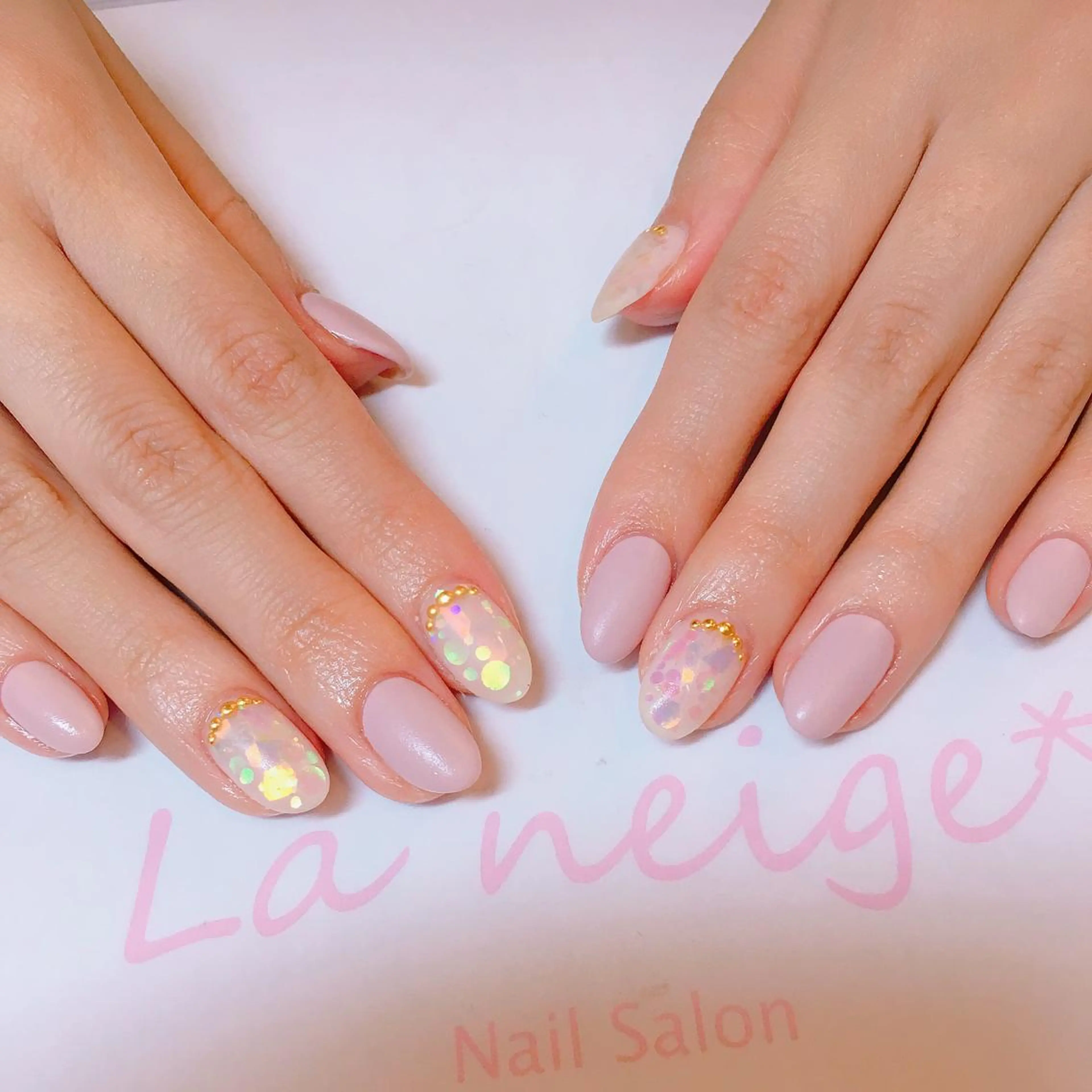 ネイル La neige* yuki 🥯🍑のネイルデザイン