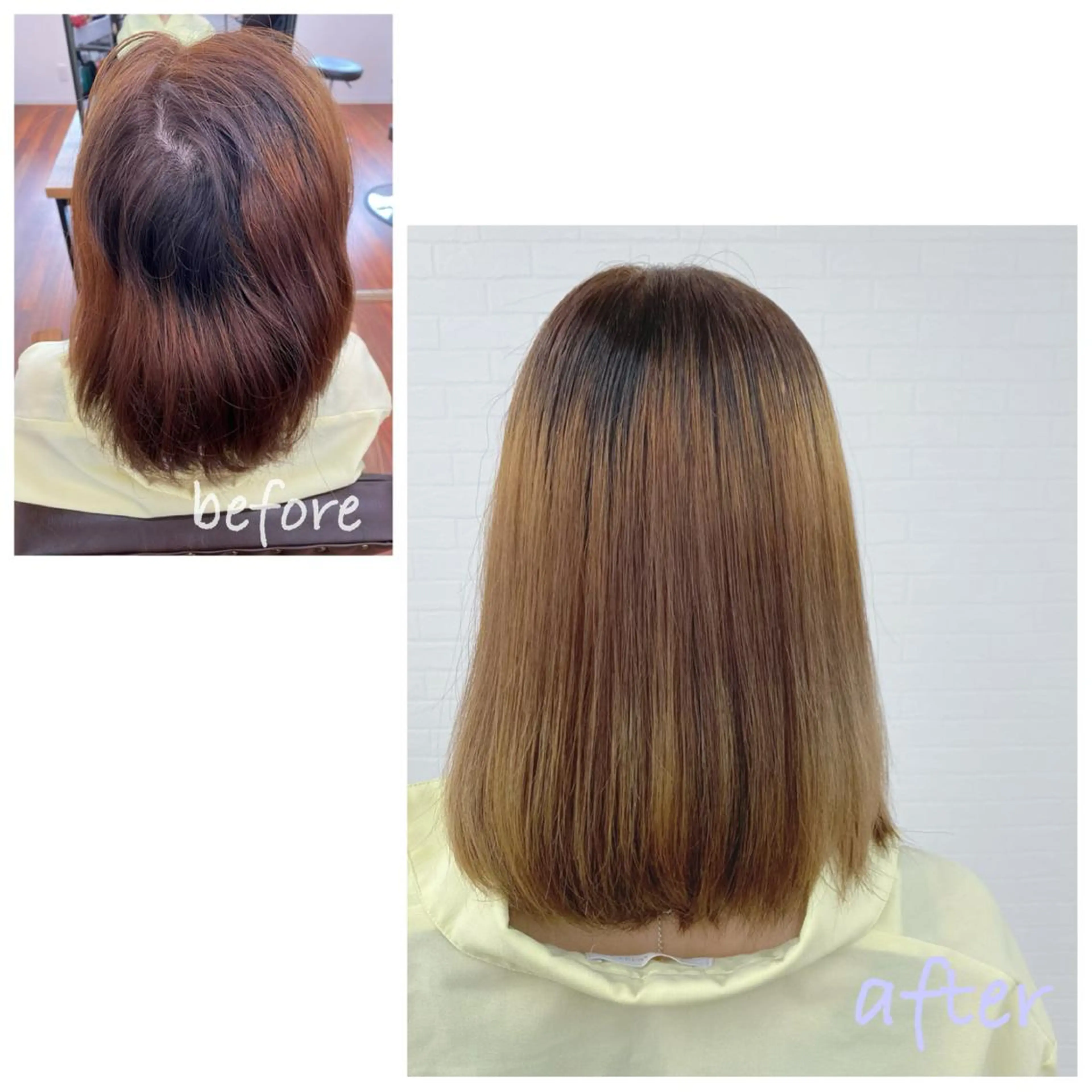 ミディアム パーマ トリートメント 酸性ストレート ストレートパーマ GRANLUSSO 〜グランルッソ駅前店所属・木口 嘉美のヘアスタイル