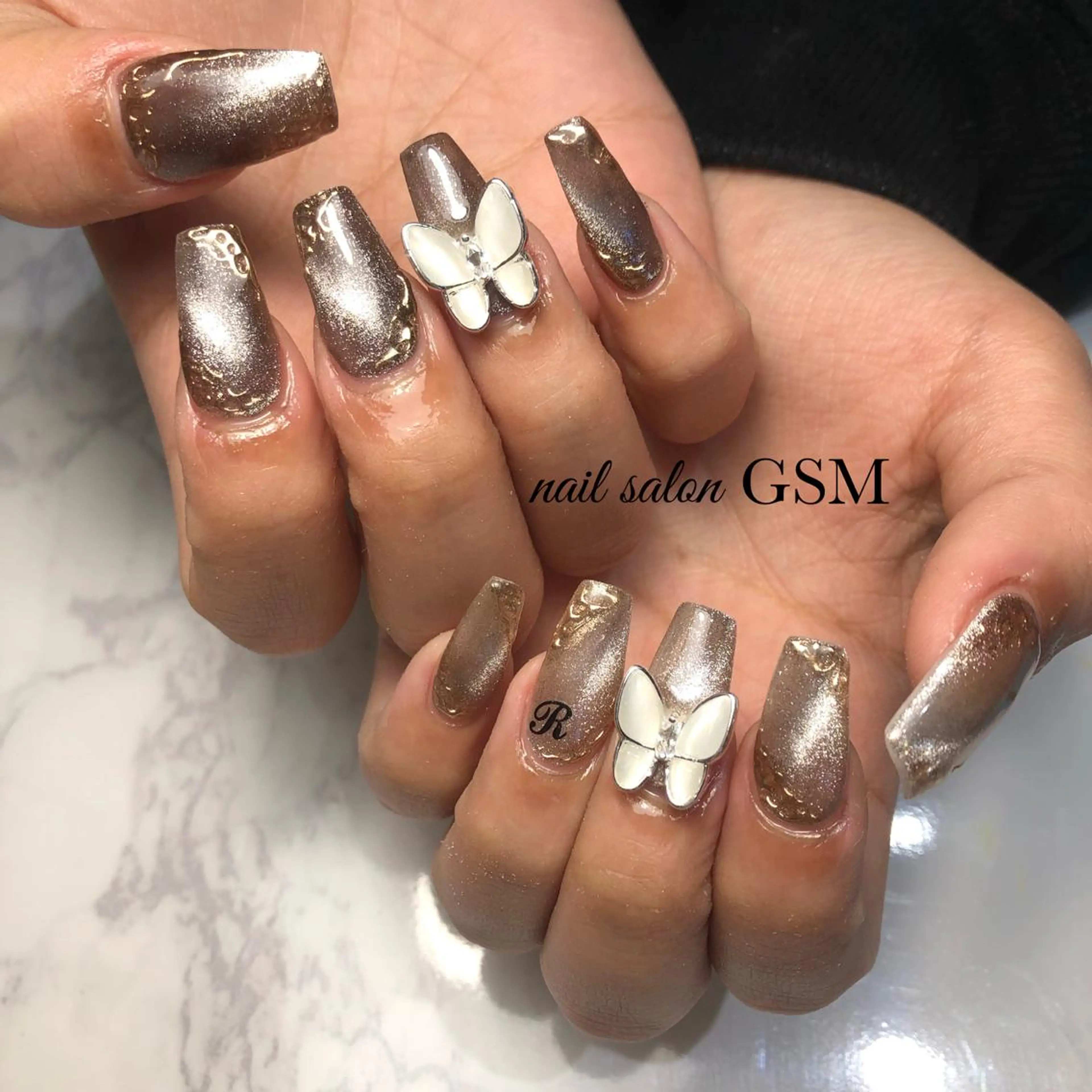 ネイル マグネットネイル ハンドネイル nail salon GSMのネイルデザイン