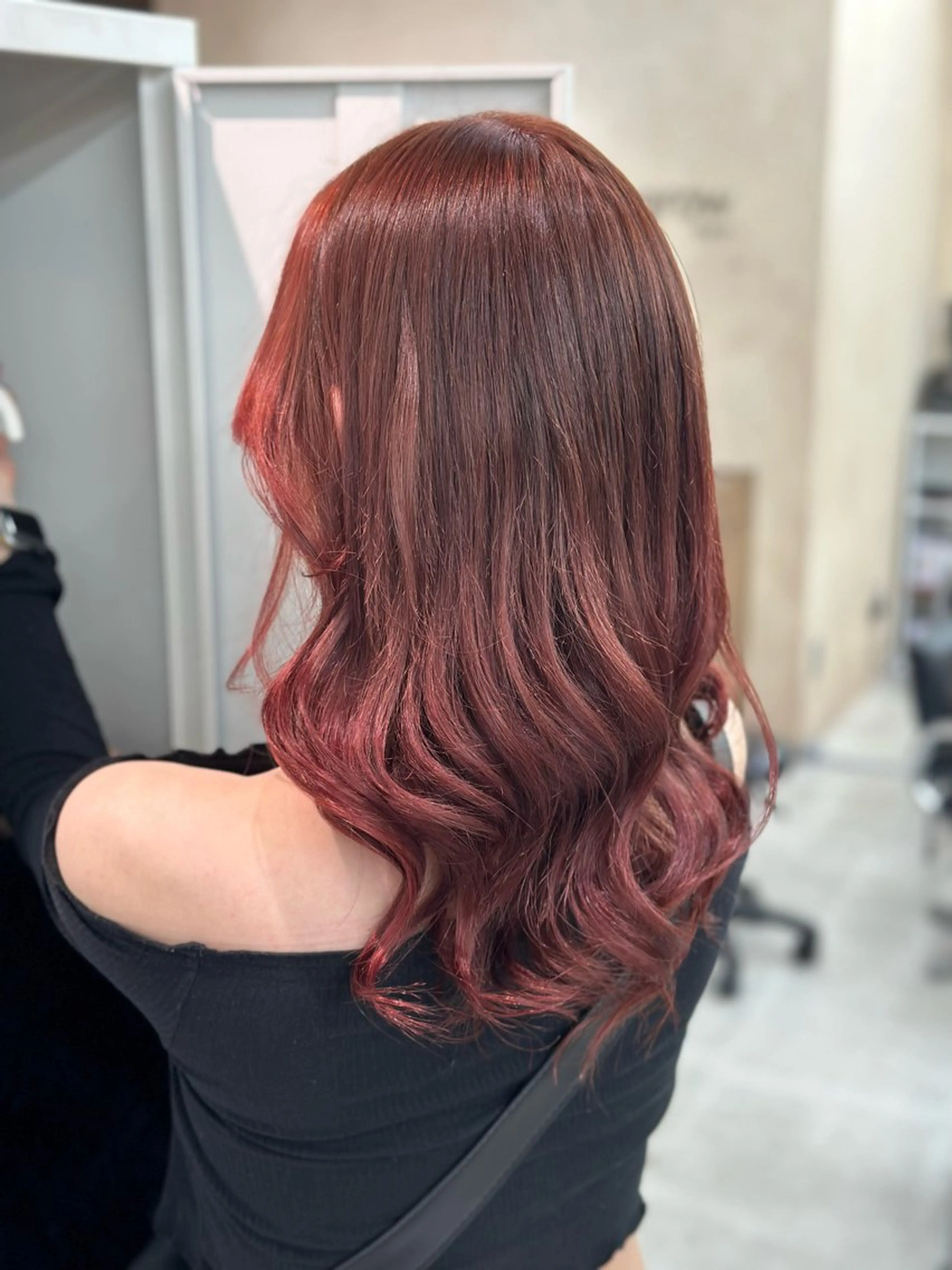 セミロング カラー 🤍透明感カラー🤍 Moeのヘアスタイル