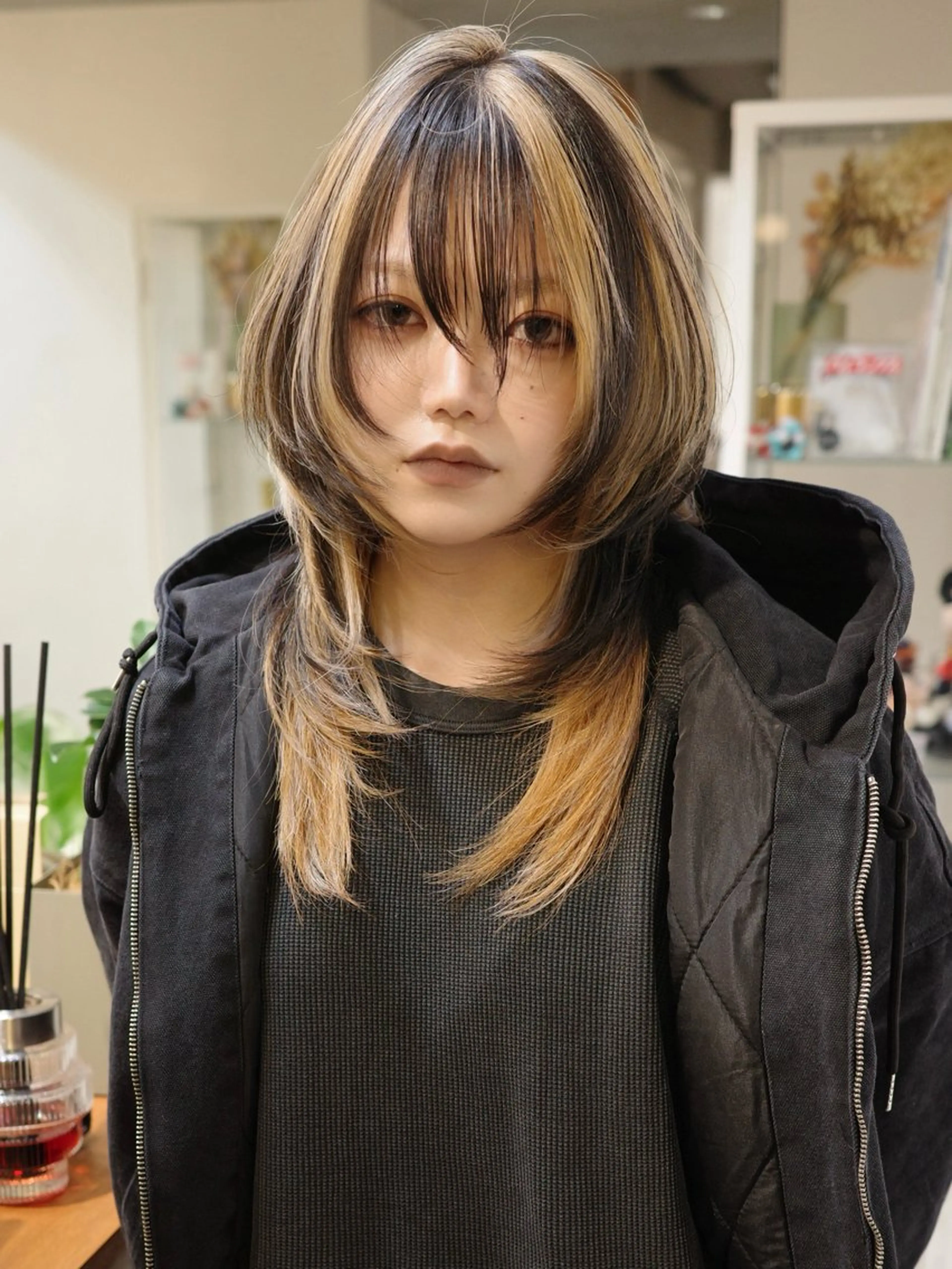 ロング カラー ヘアカラー ウルフ/レイヤー ⚡️ITSUKU⚡️のヘアスタイル