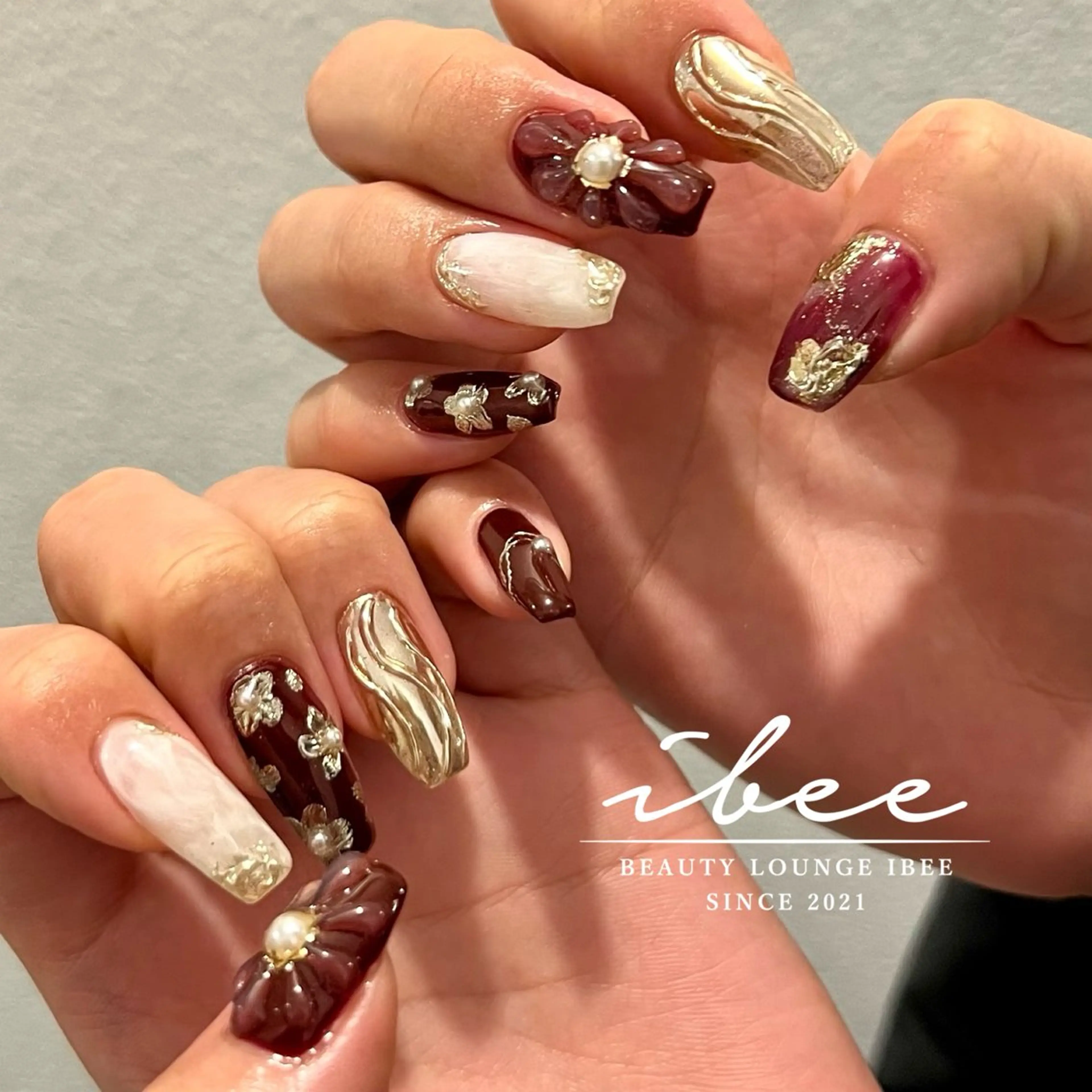 ネイル ハンドネイル ibee nail 🤍yumiのネイルデザイン