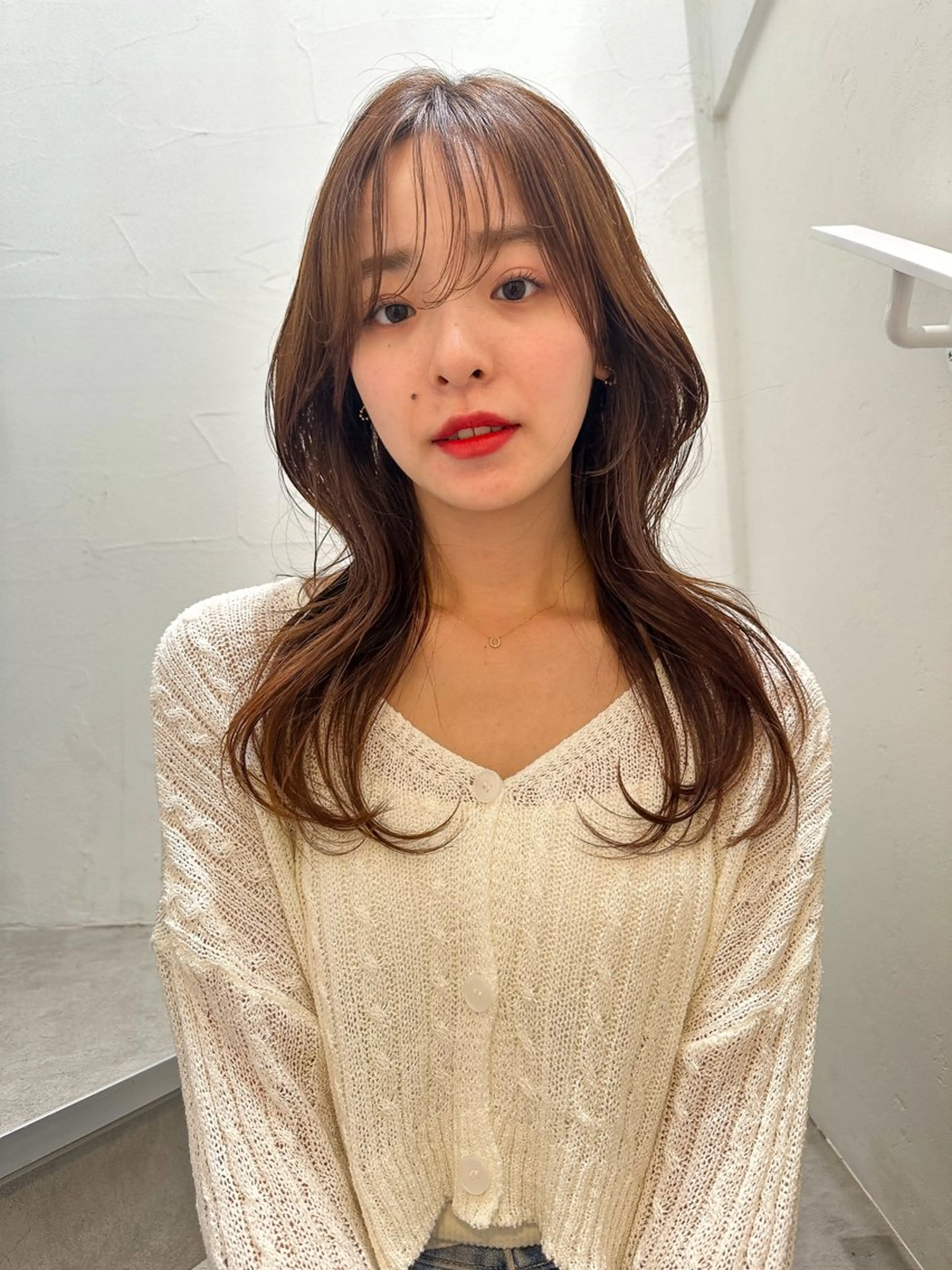 ロング レイヤーカット/艶カ ラー/chihiroのヘアスタイル
