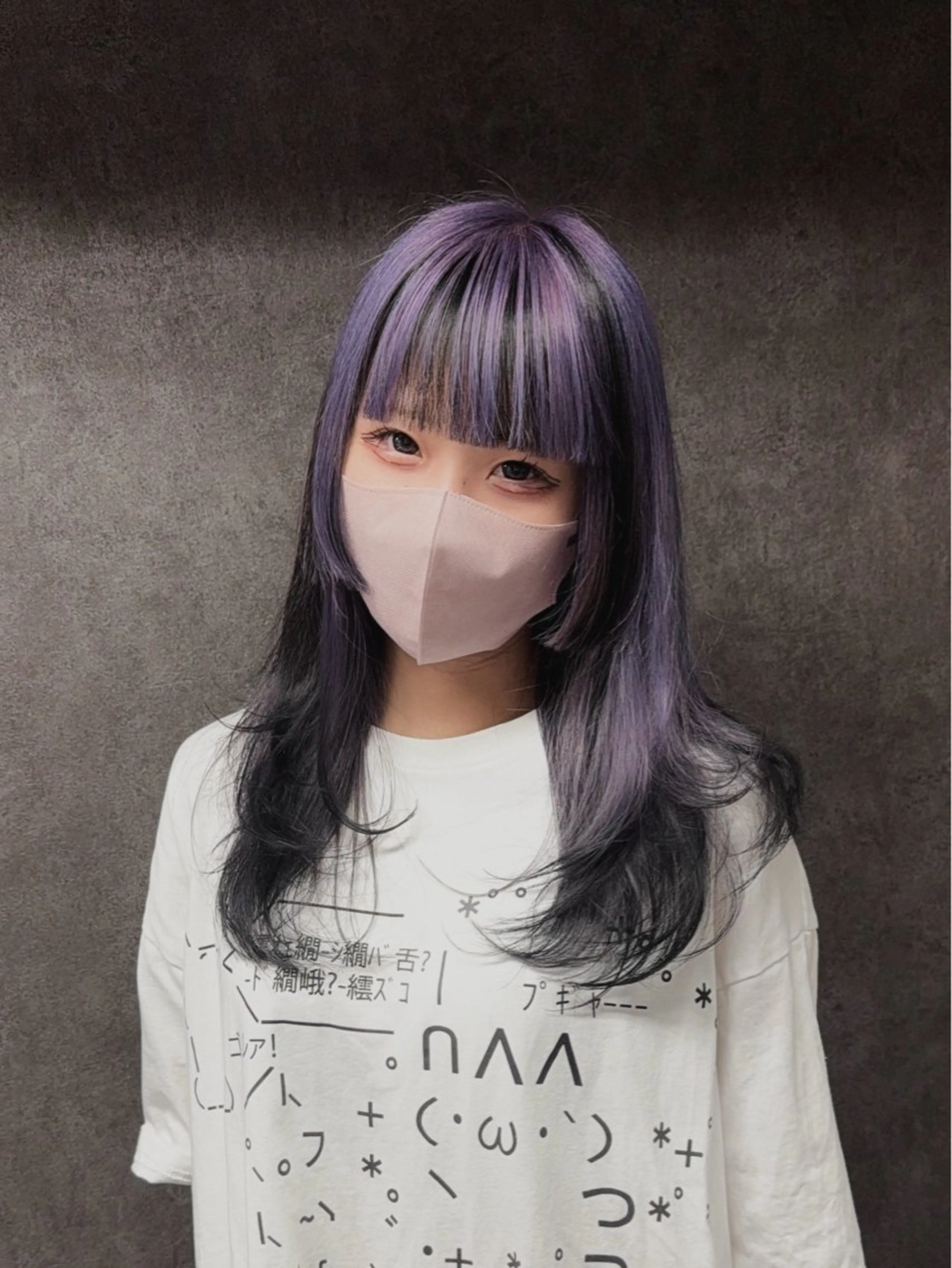 ミディアム カット ヘアカラー Nuit 新宿所属・エクステ×ブリーチ× レイヤー🌟Kのヘアスタイル