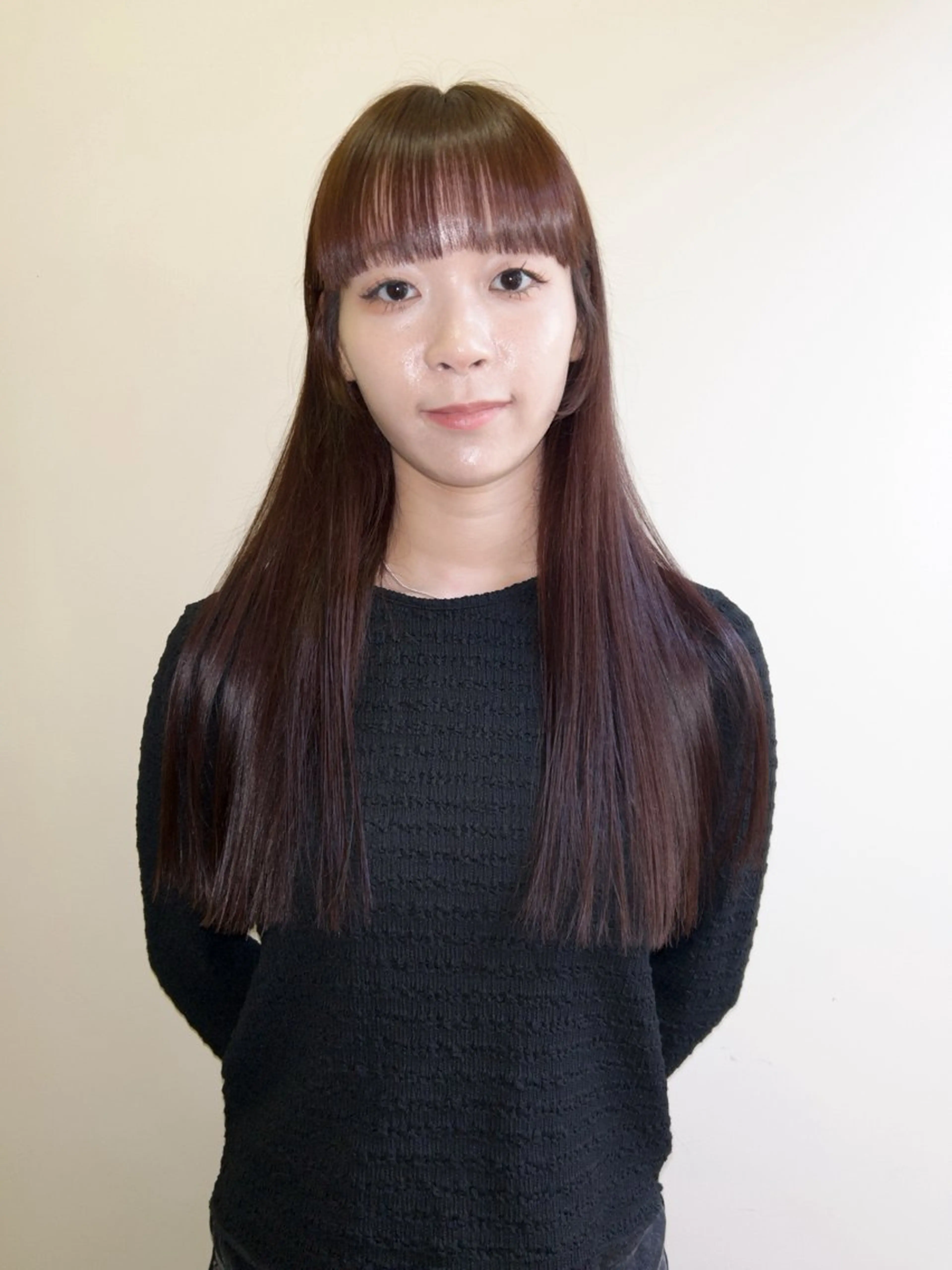 ロング カラー オレンジ ピンクカラー カット ヘアカラー トリートメント ☕️結【suii.】 ボブ/ヘアセット☕️のヘアスタイル