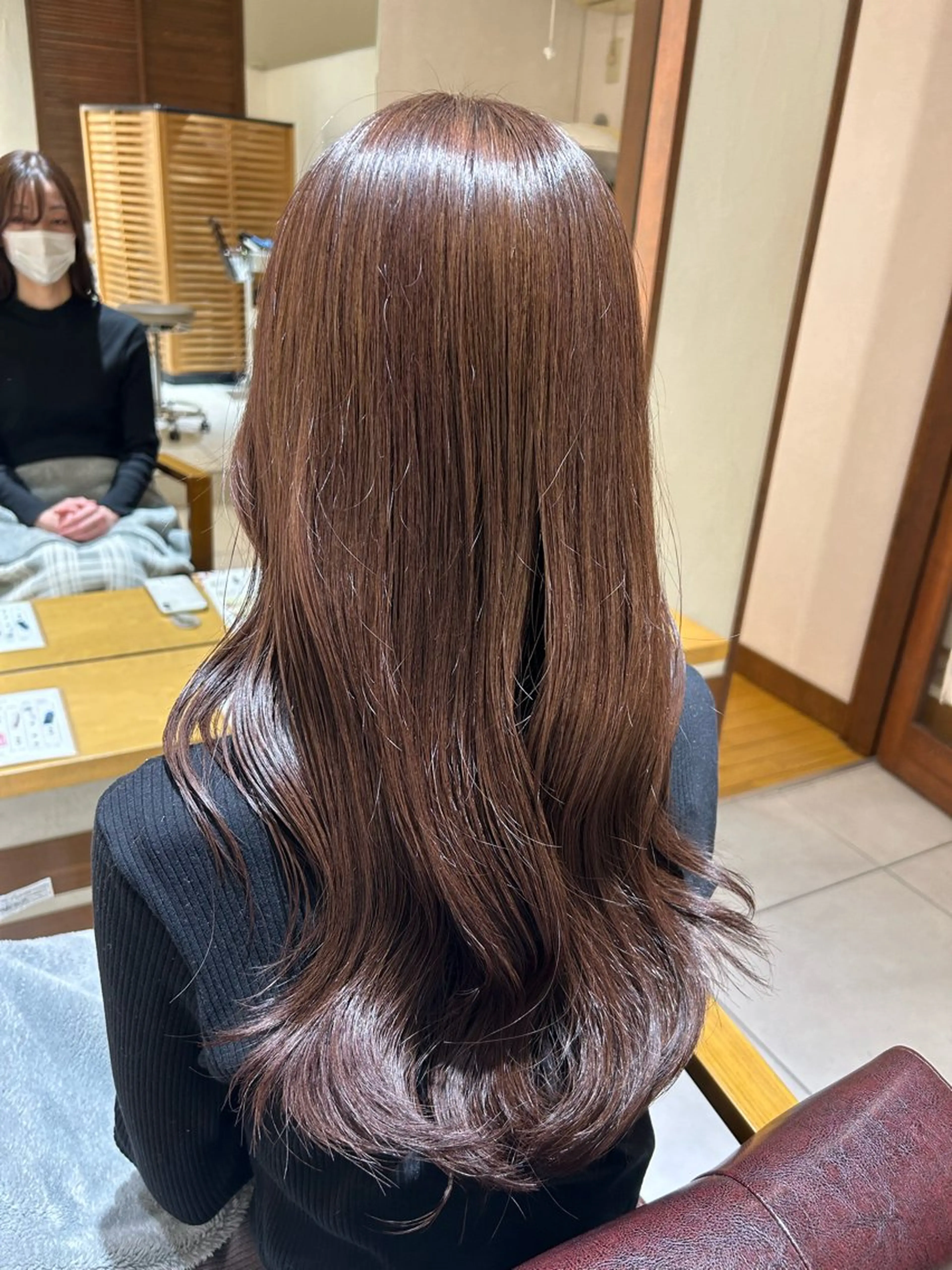 ロング カラー ベージュカラー アフェクション大曽根所属・横田 冴のヘアスタイル
