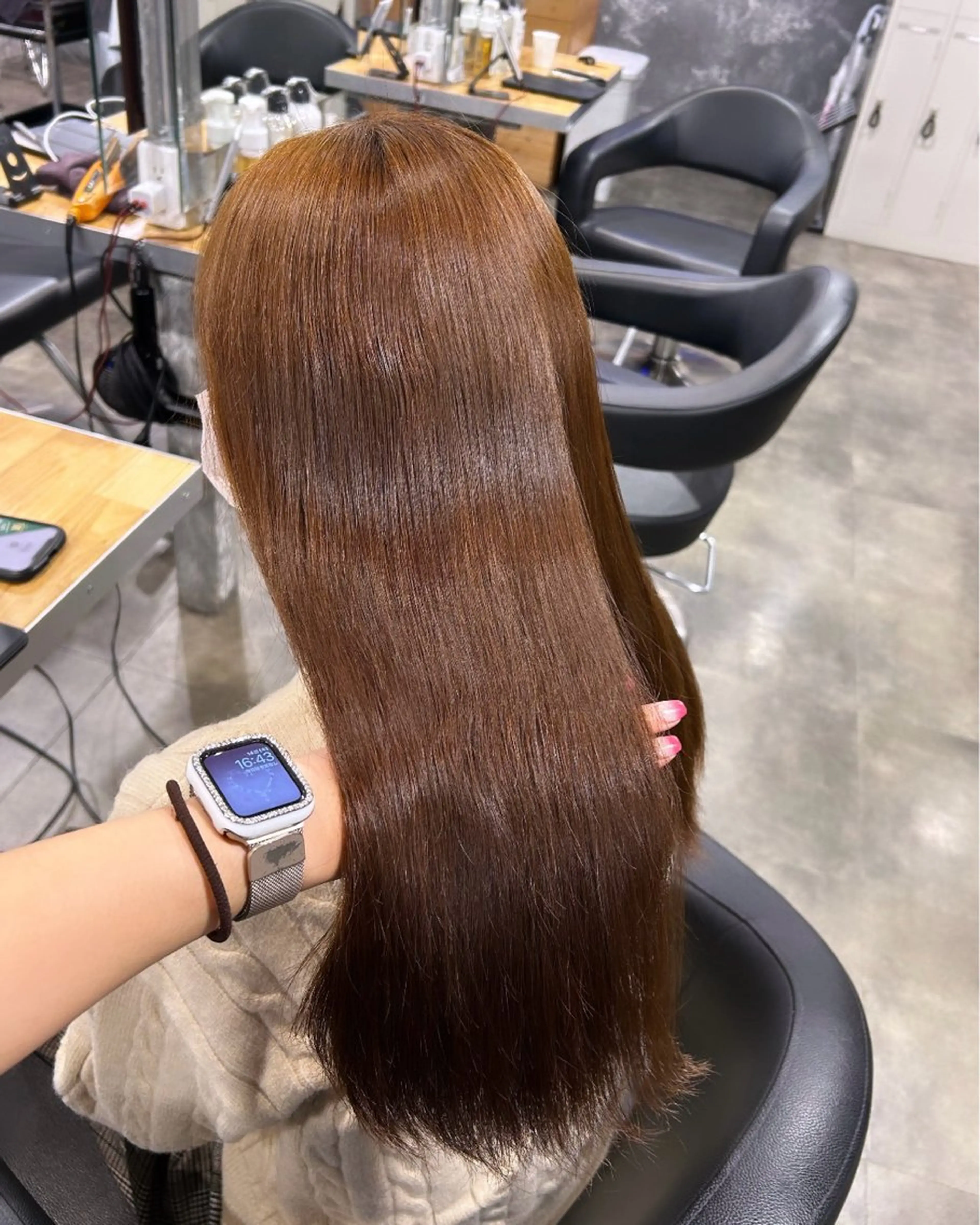 ロング IS所属・横浜美容室/透明感 カラー/レイヤーのヘアスタイル