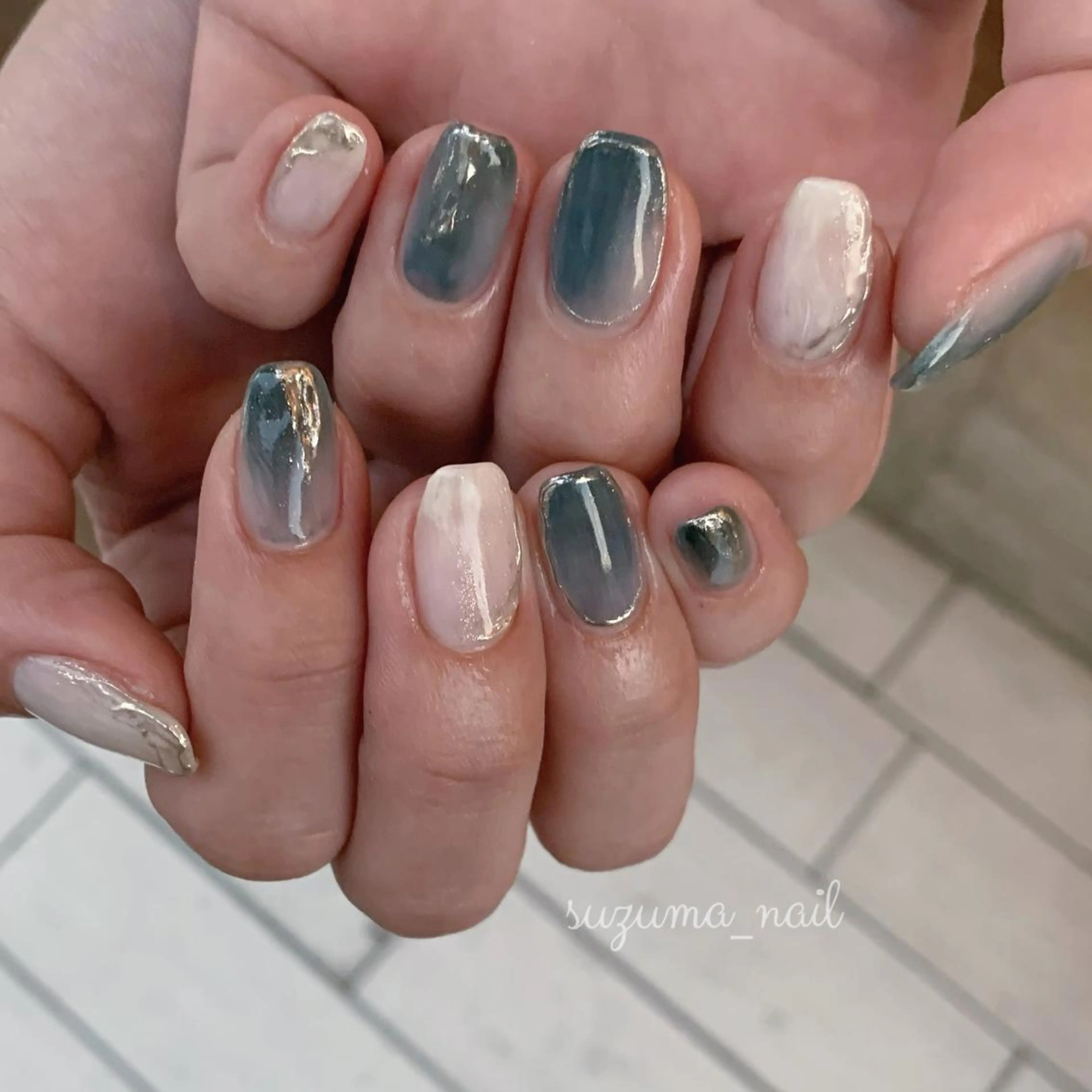 ネイル 持ち込み 鈴木 まゆのネイルデザイン