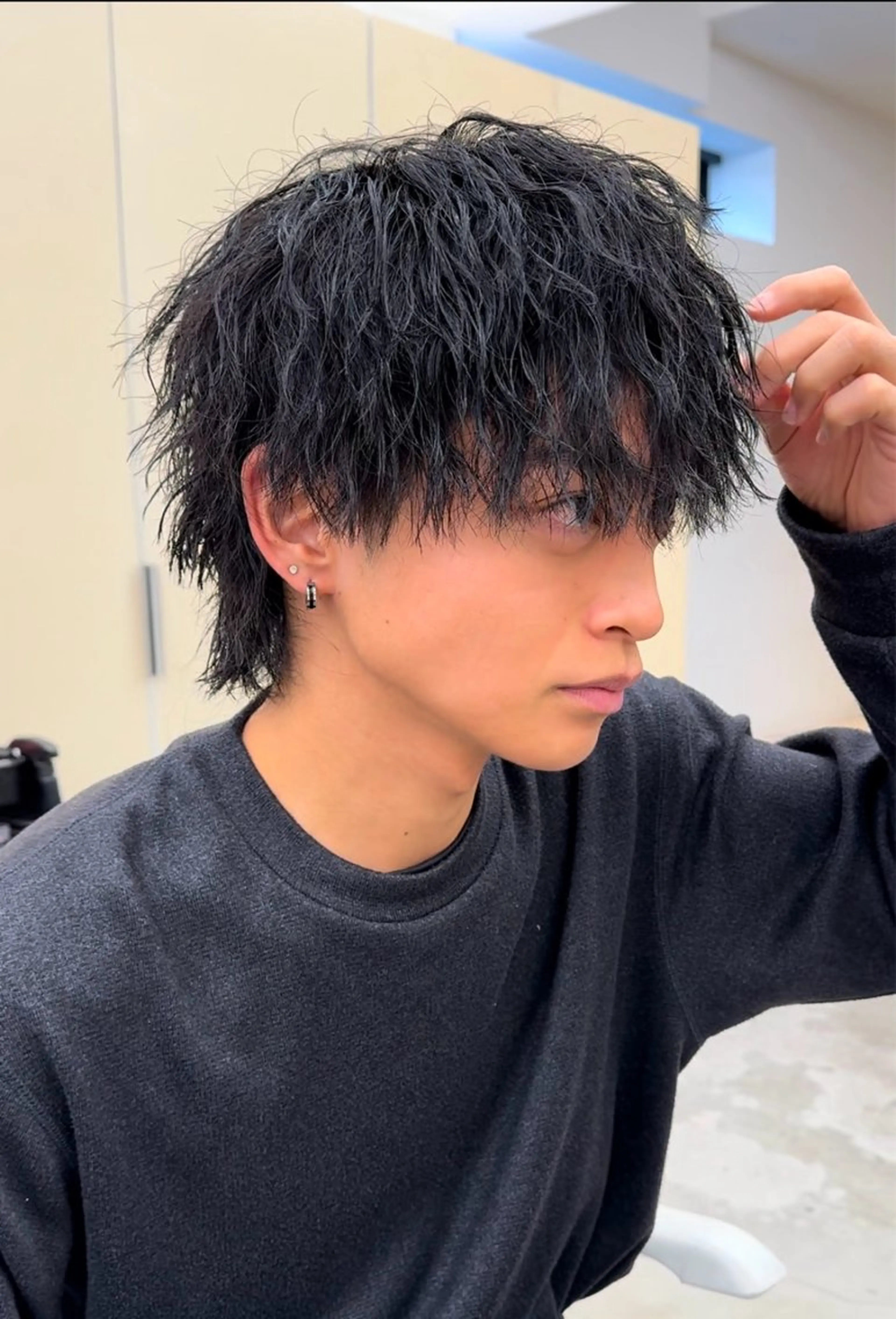 カット+ツイストスパイラルパーマの写真