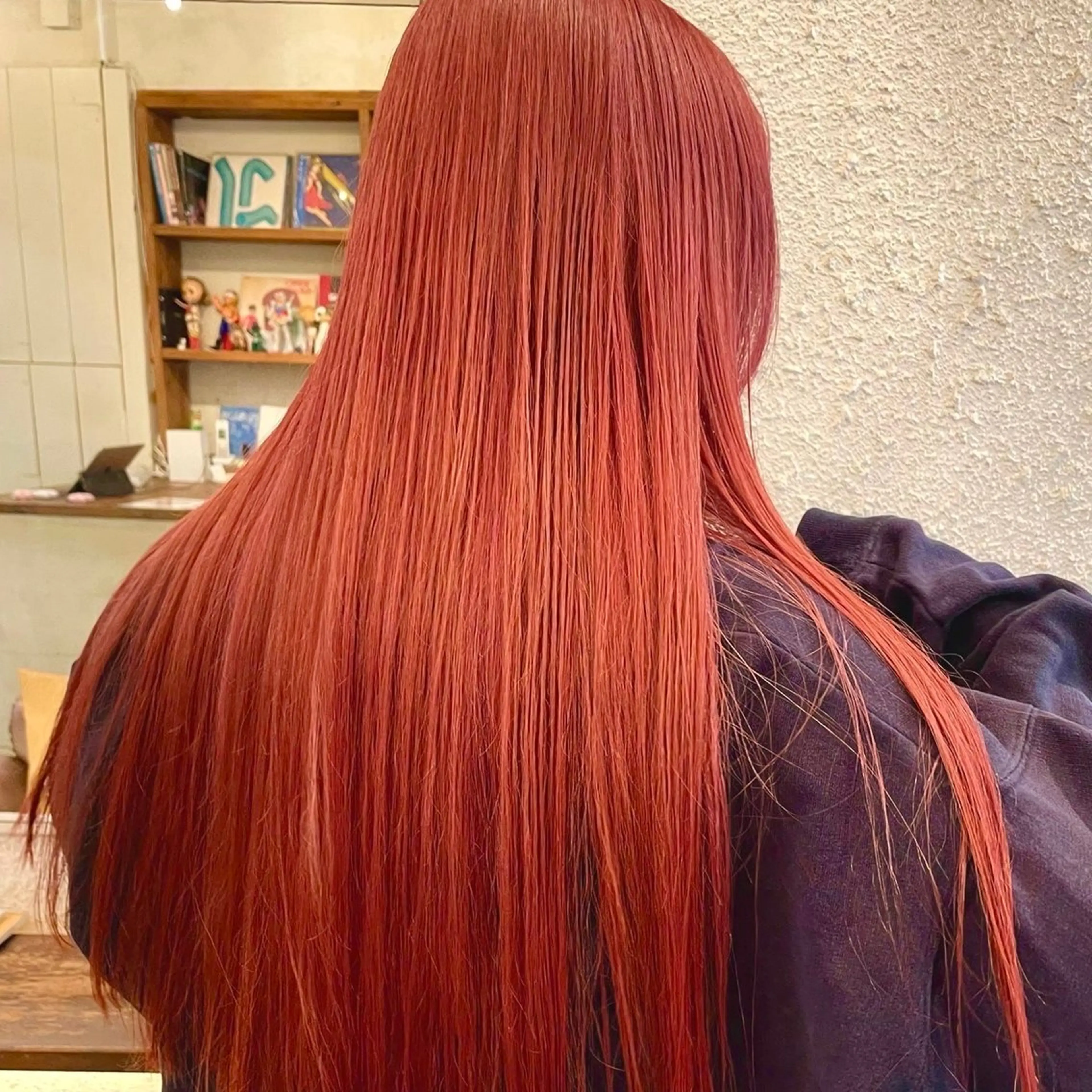 ロング カラー 艶カラー×艶髪矯正 🧙レイヤー/レオンのヘアスタイル