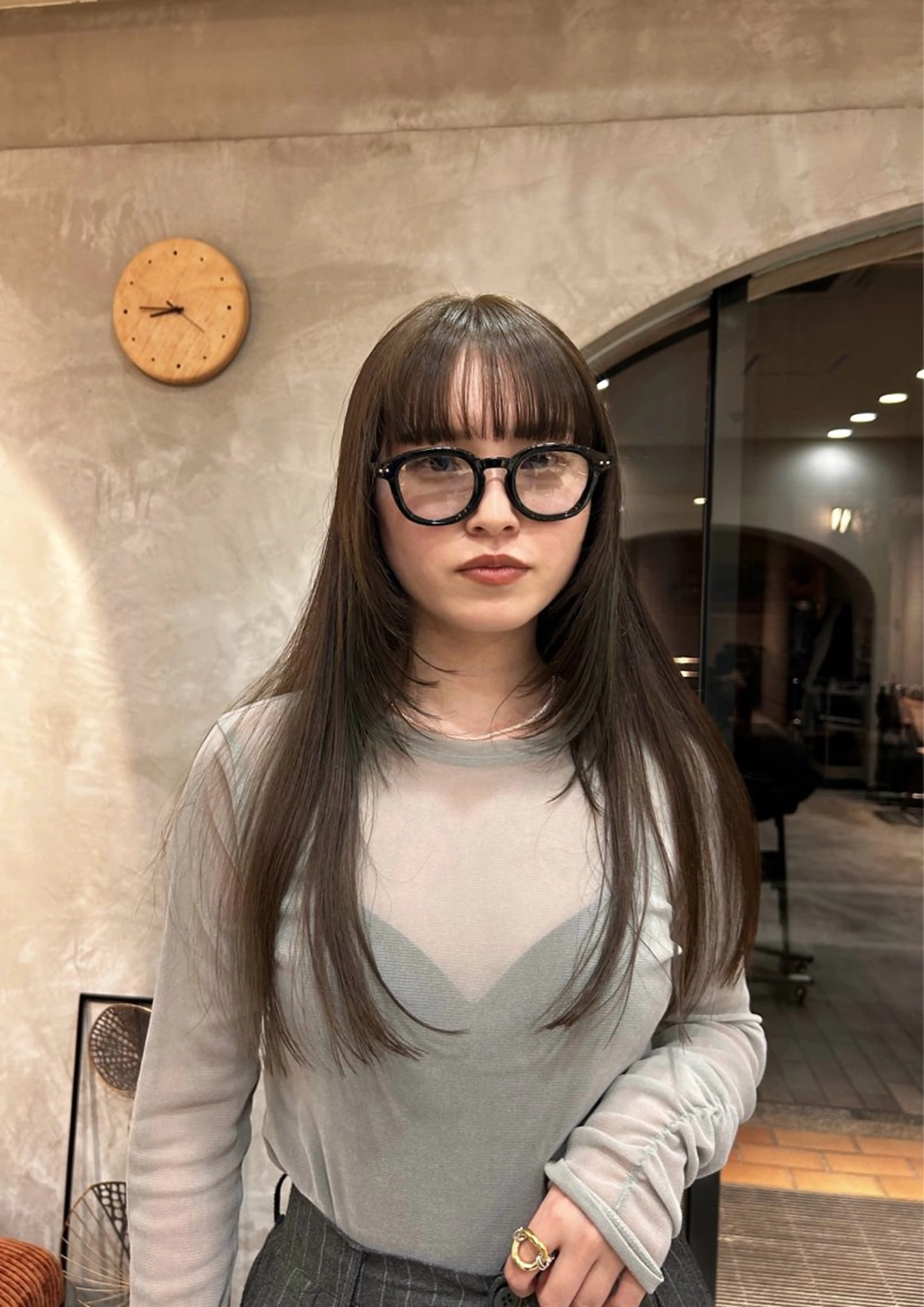 《minimo限定 》前髪カット＋カラーの写真