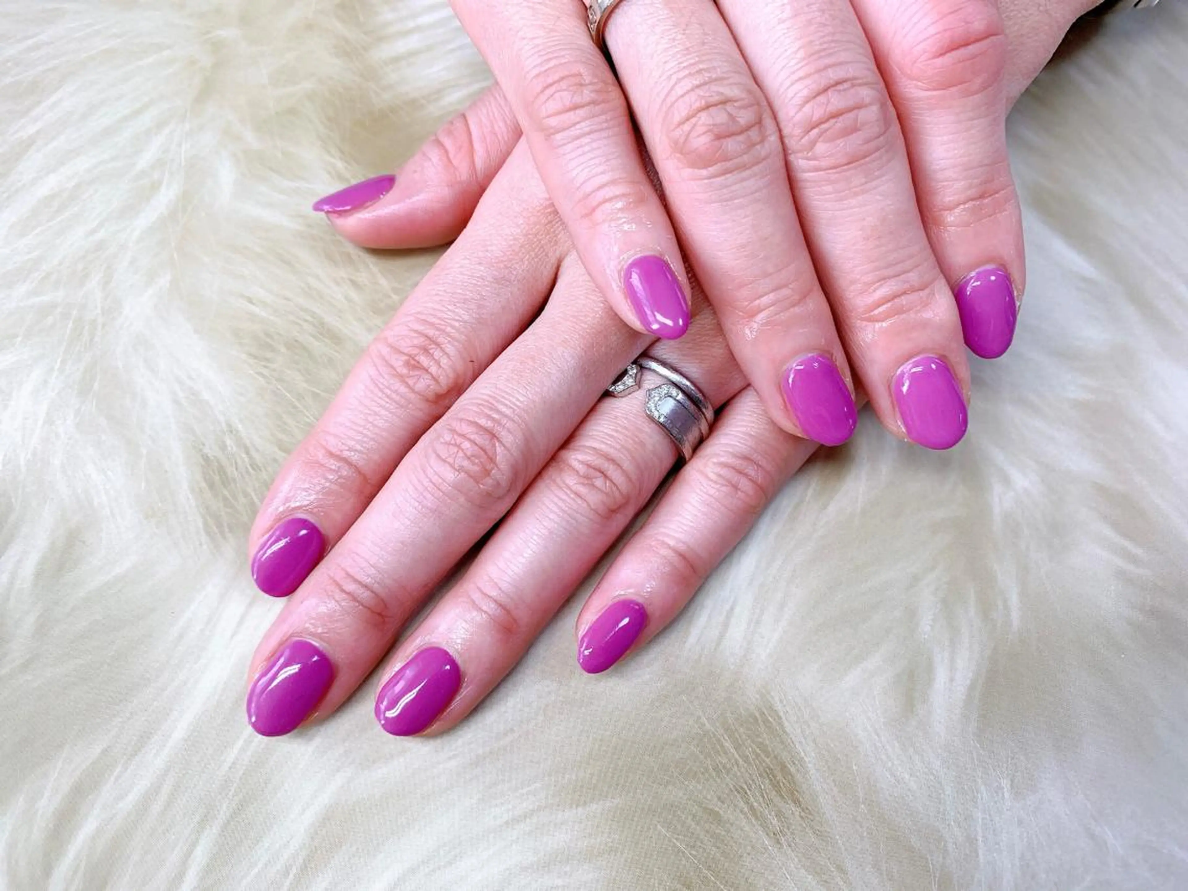 ネイル パープル 春ネイル 痩身/脱毛/ネイル HARUKAのエステ・リラクイメージ