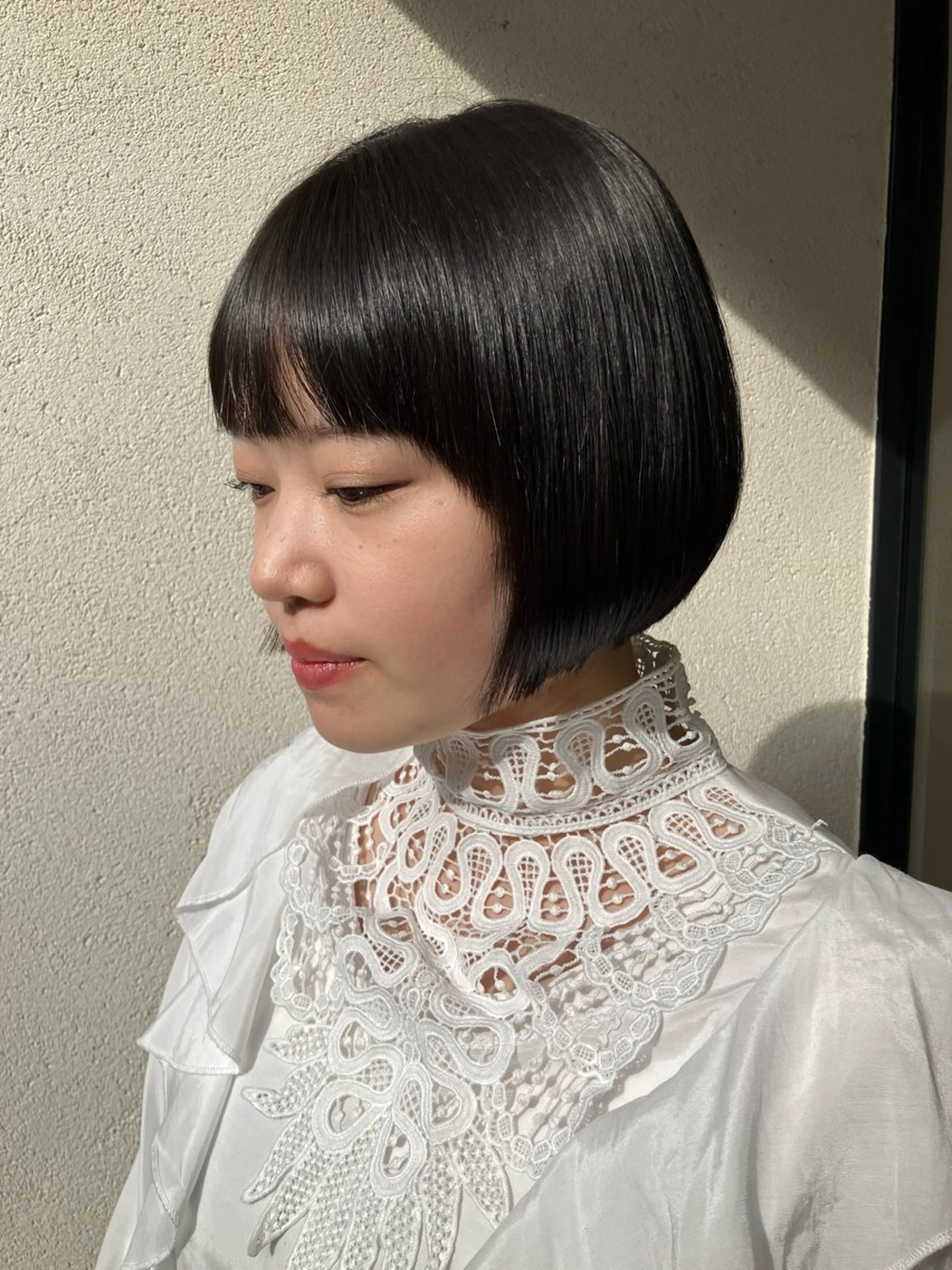 ショート ショート/ボブ/顔周 りレイヤー/RINAのヘアスタイル