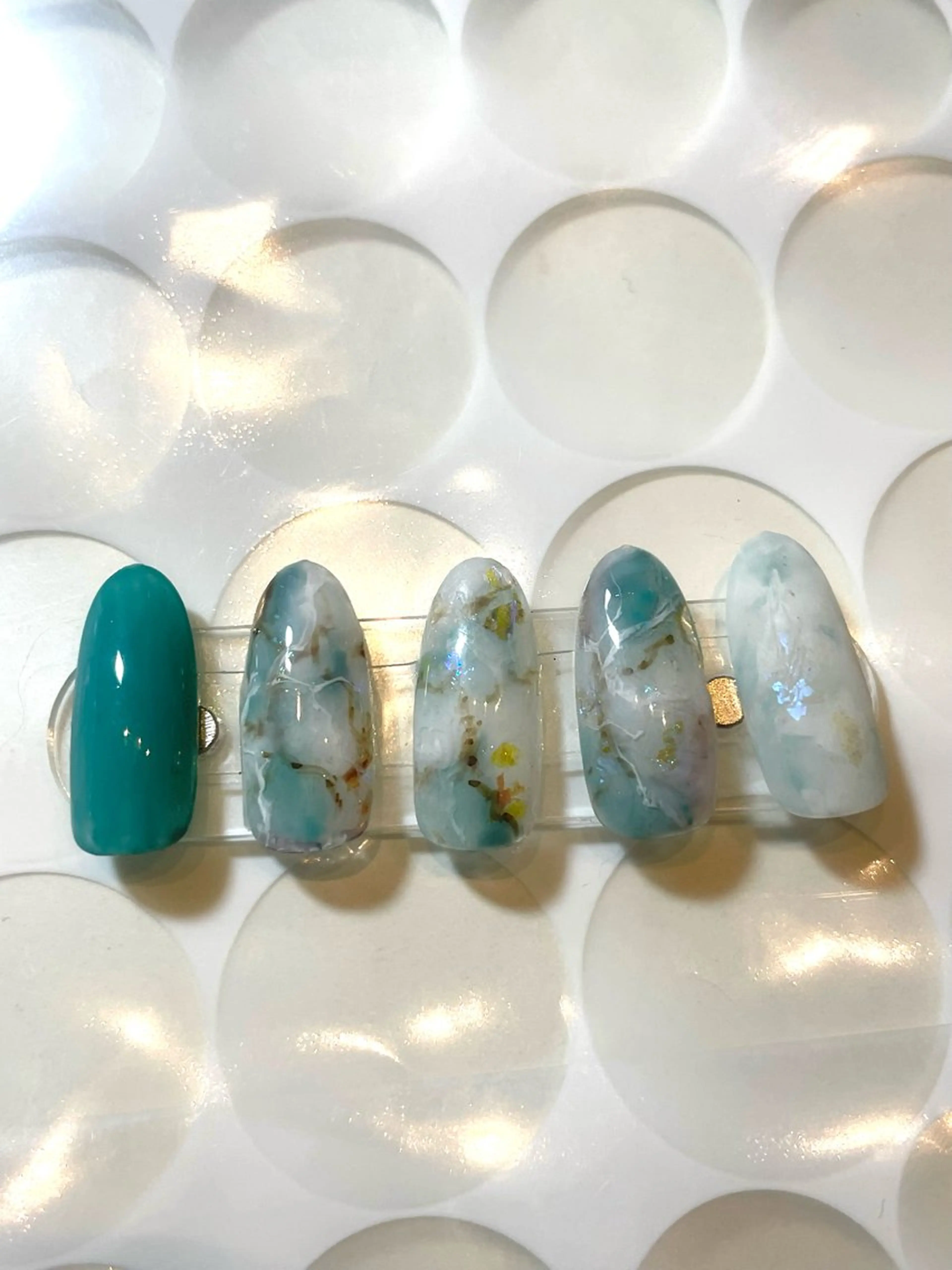 大理石ネイル💅カラーお選びいただけます。🙆‍♂️の写真