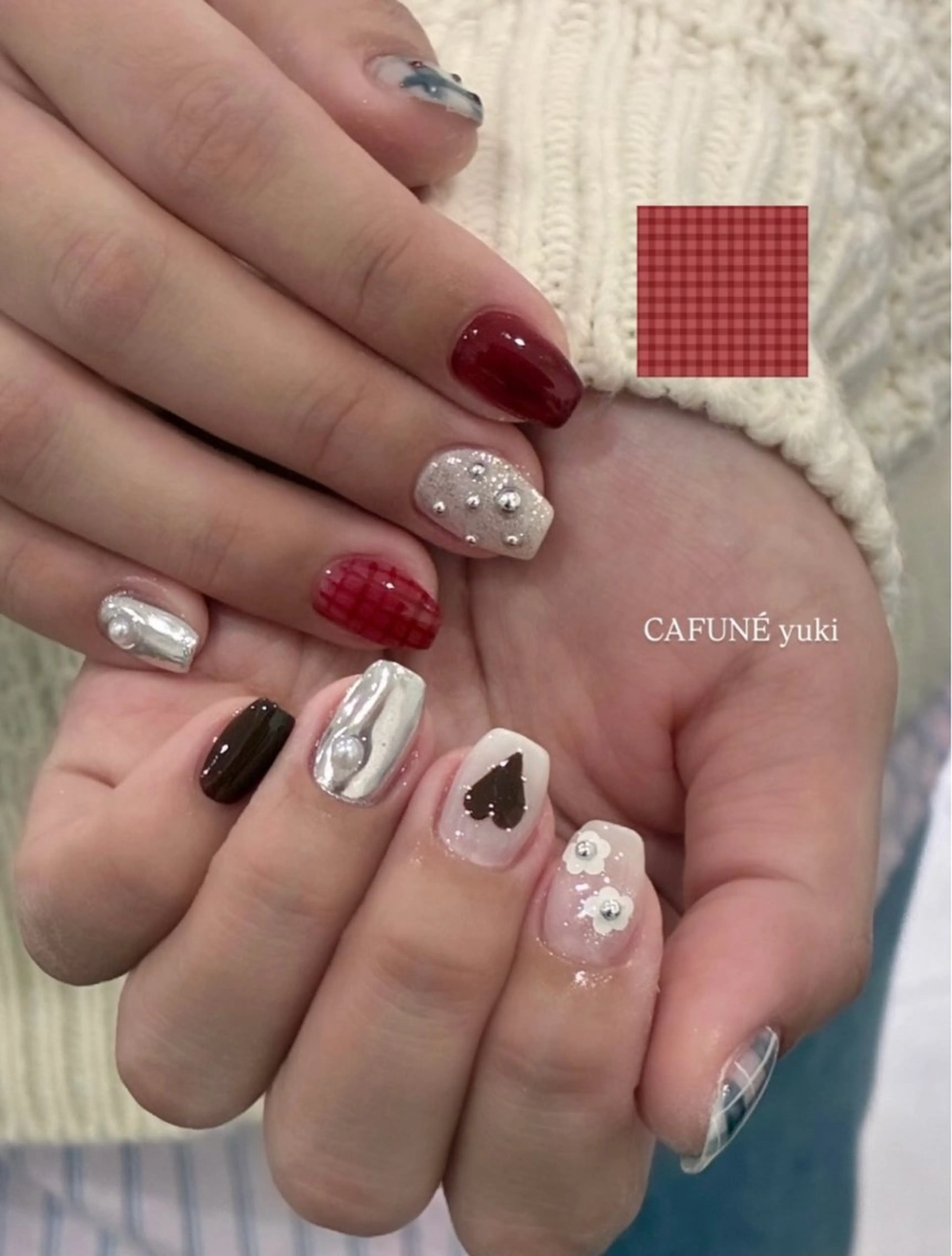ネイル ハンドネイル CAFUNE TOKYO所属・yuki_ nailのネイルデザイン