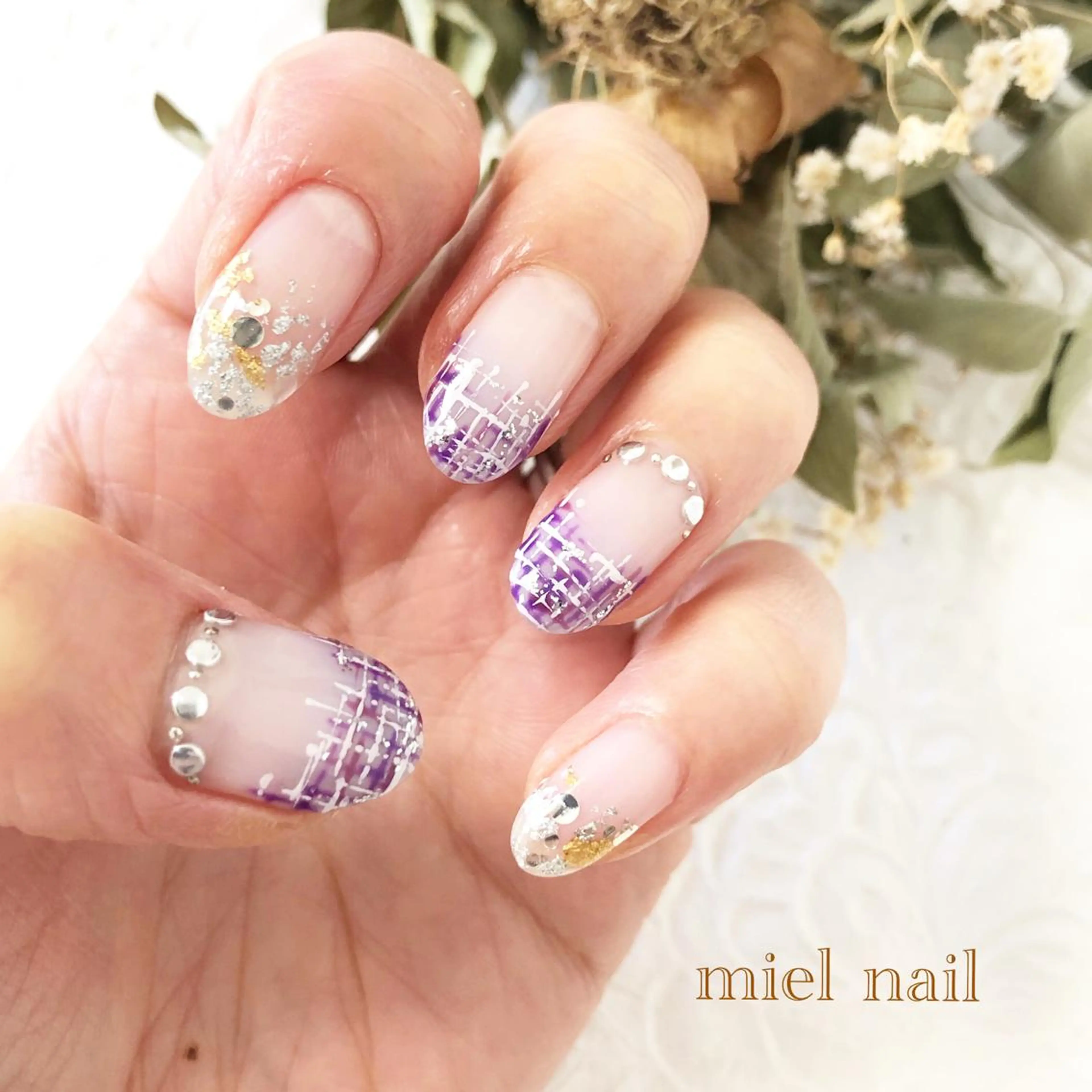 ネイル ハンドネイル miel nailのネイルデザイン