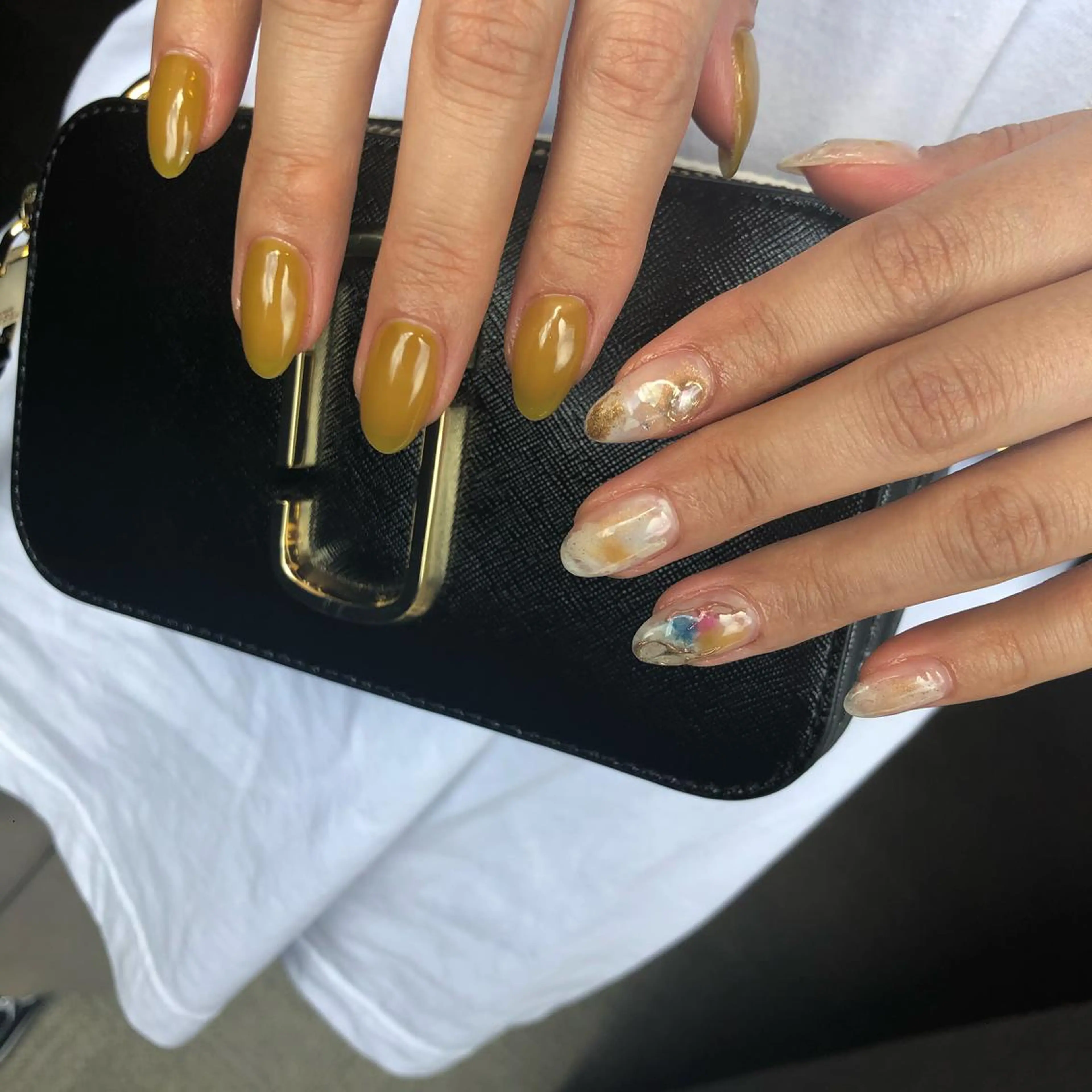 ロング カラー ヘアアレンジ キッズ ネイル マツエク・マツパ 福田 加奈のネイルデザイン