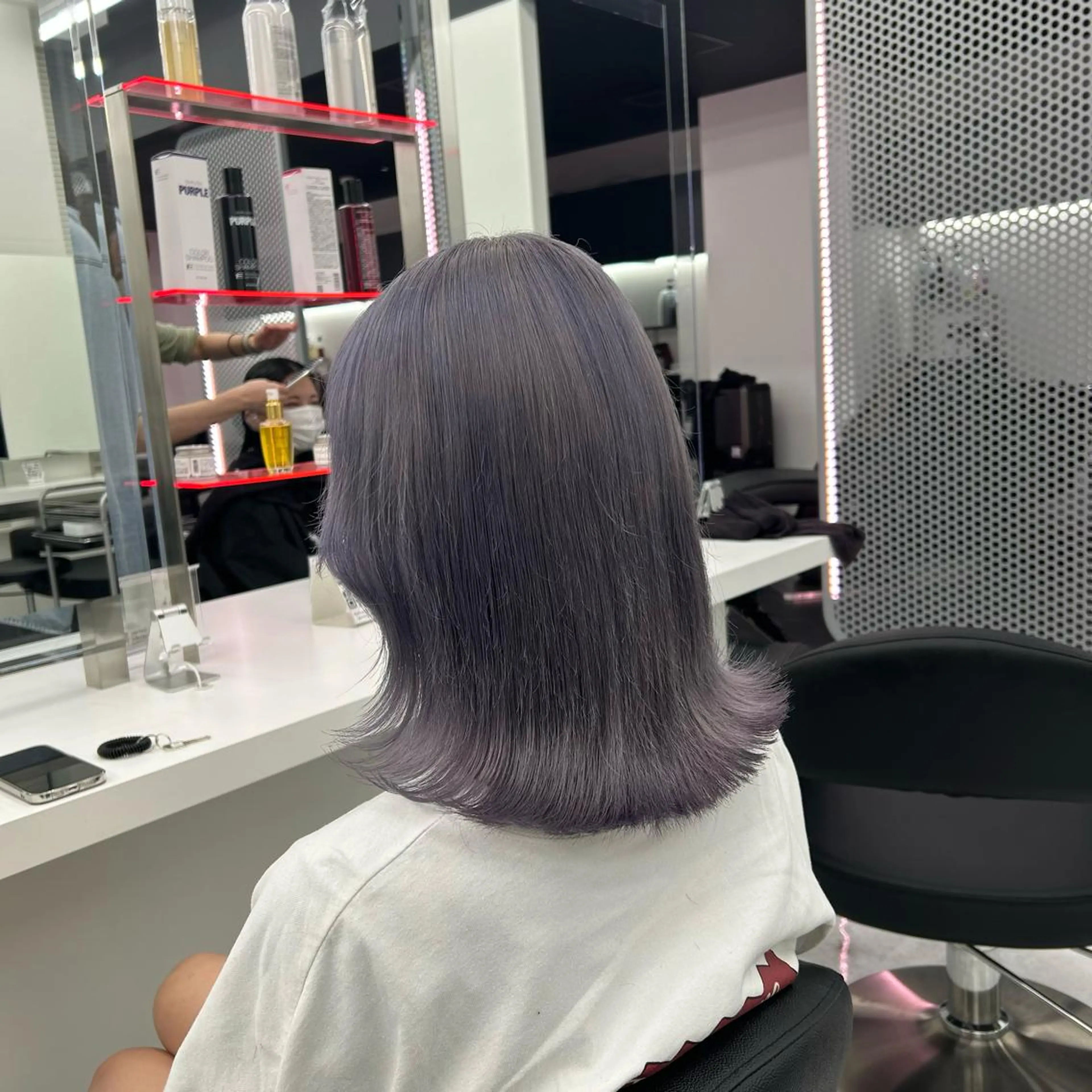 セミロング カラー ヘアアレンジ ヘアカラー トリートメント GOTODAY shair salon 横浜mare店所属・透明感抜群カラー mai🍑♡のヘアスタイル