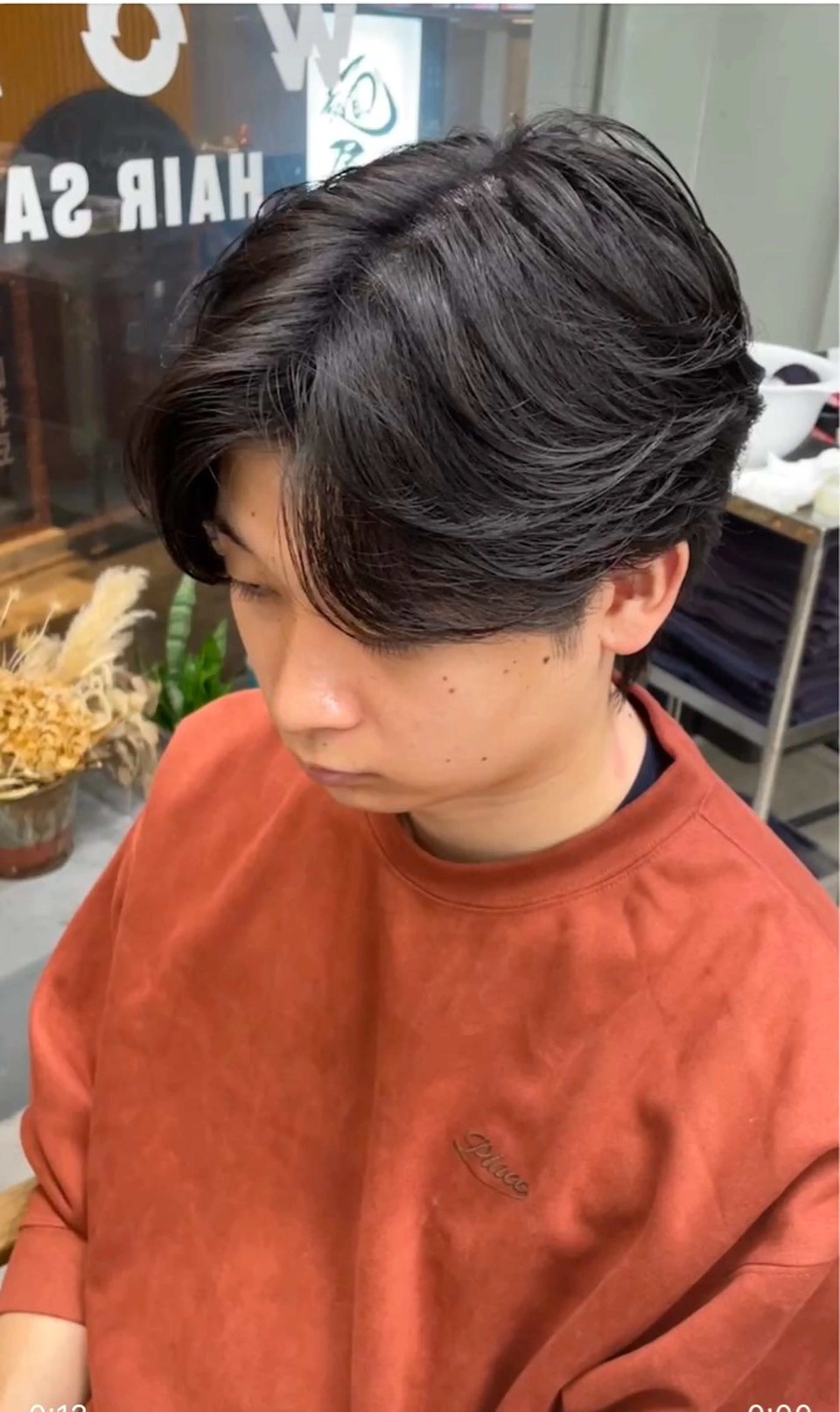 ショート パーマ メンズ カット パーマ メンズ専門サロン wokeのヘアスタイル