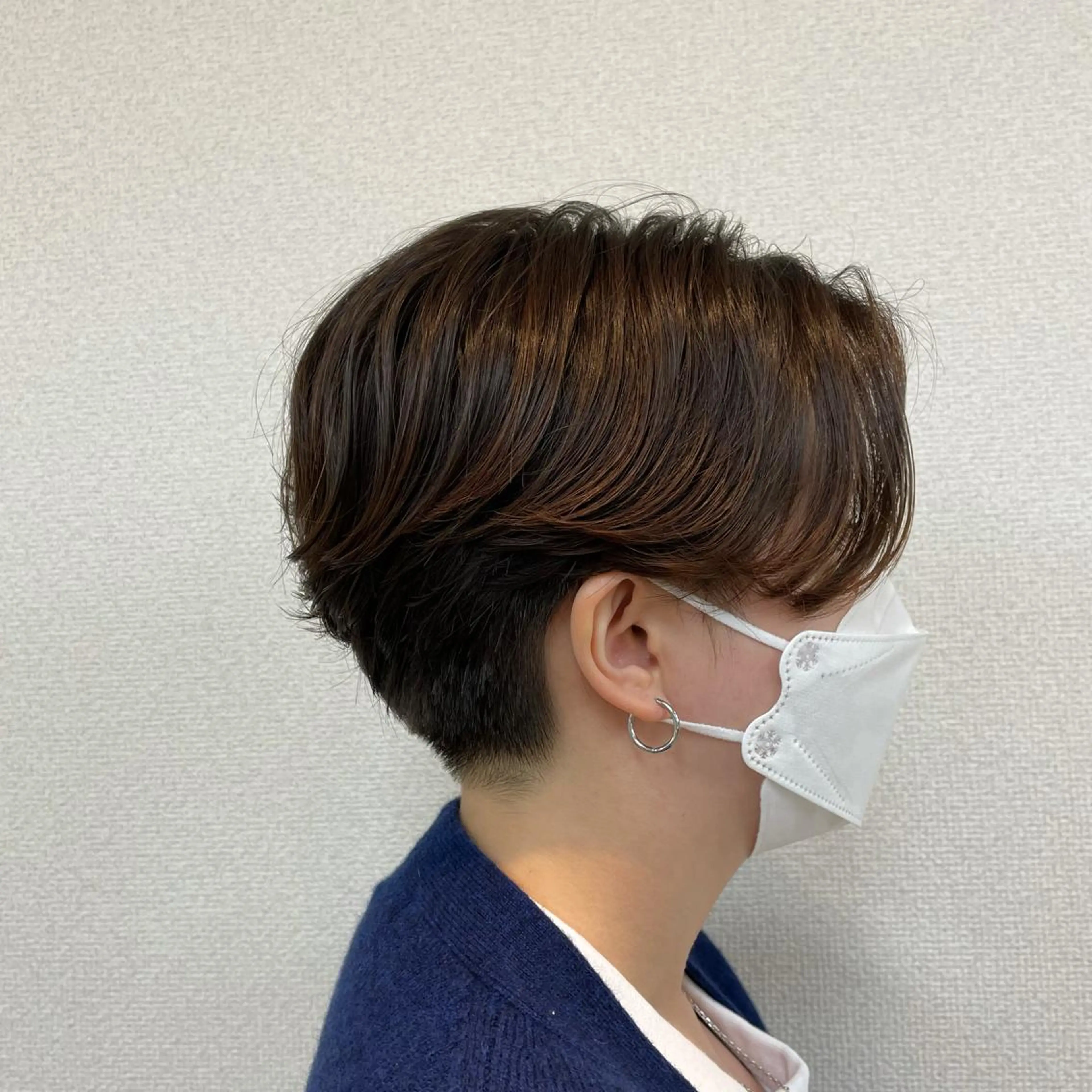 ショート パーマ 松本平太郎美容室大宮店所属・もりたみかこ 美容師お休み中のヘアスタイル