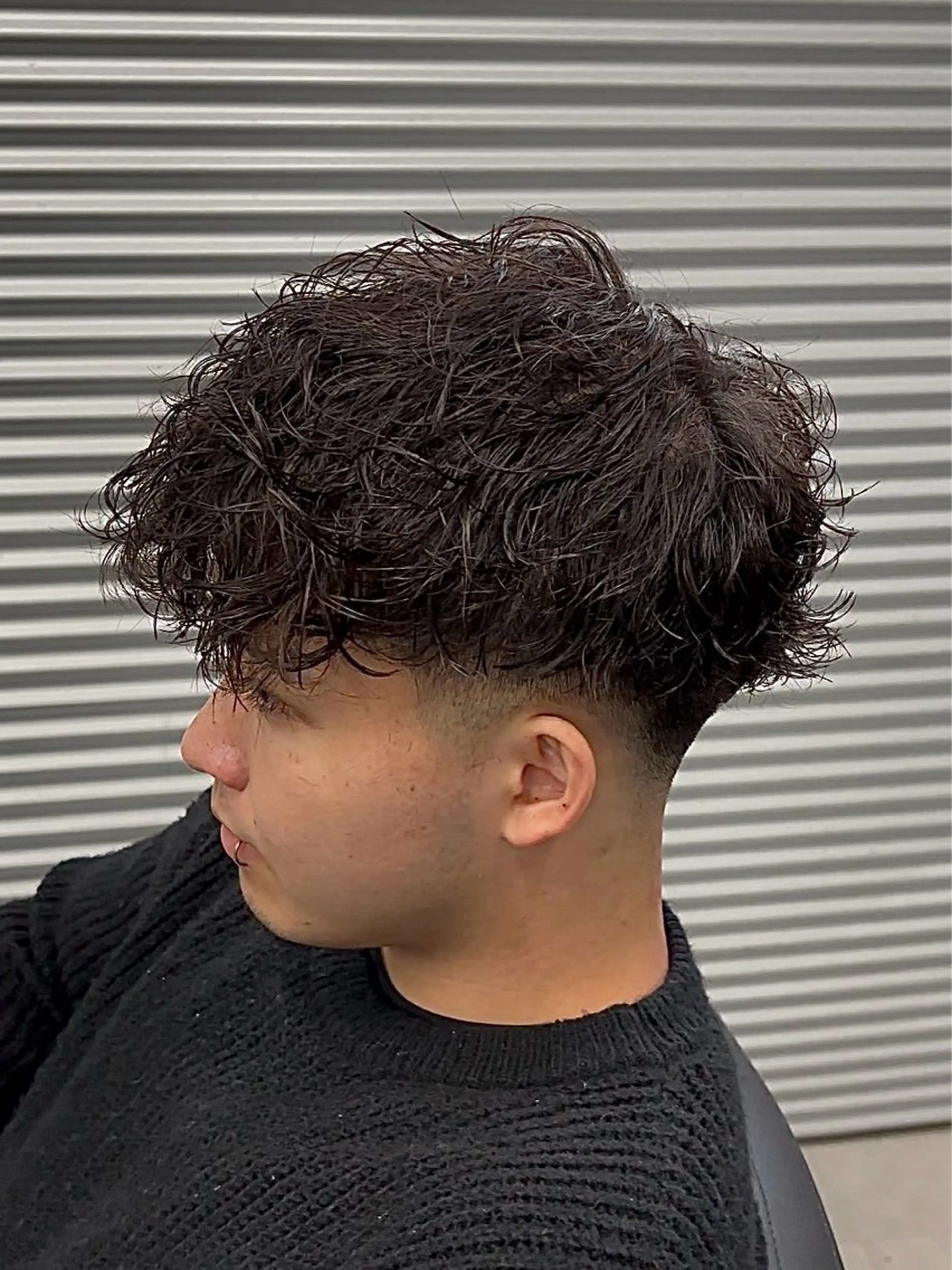 メンズカット+パーマ（プードルorスペインカール）+トリートメントの写真