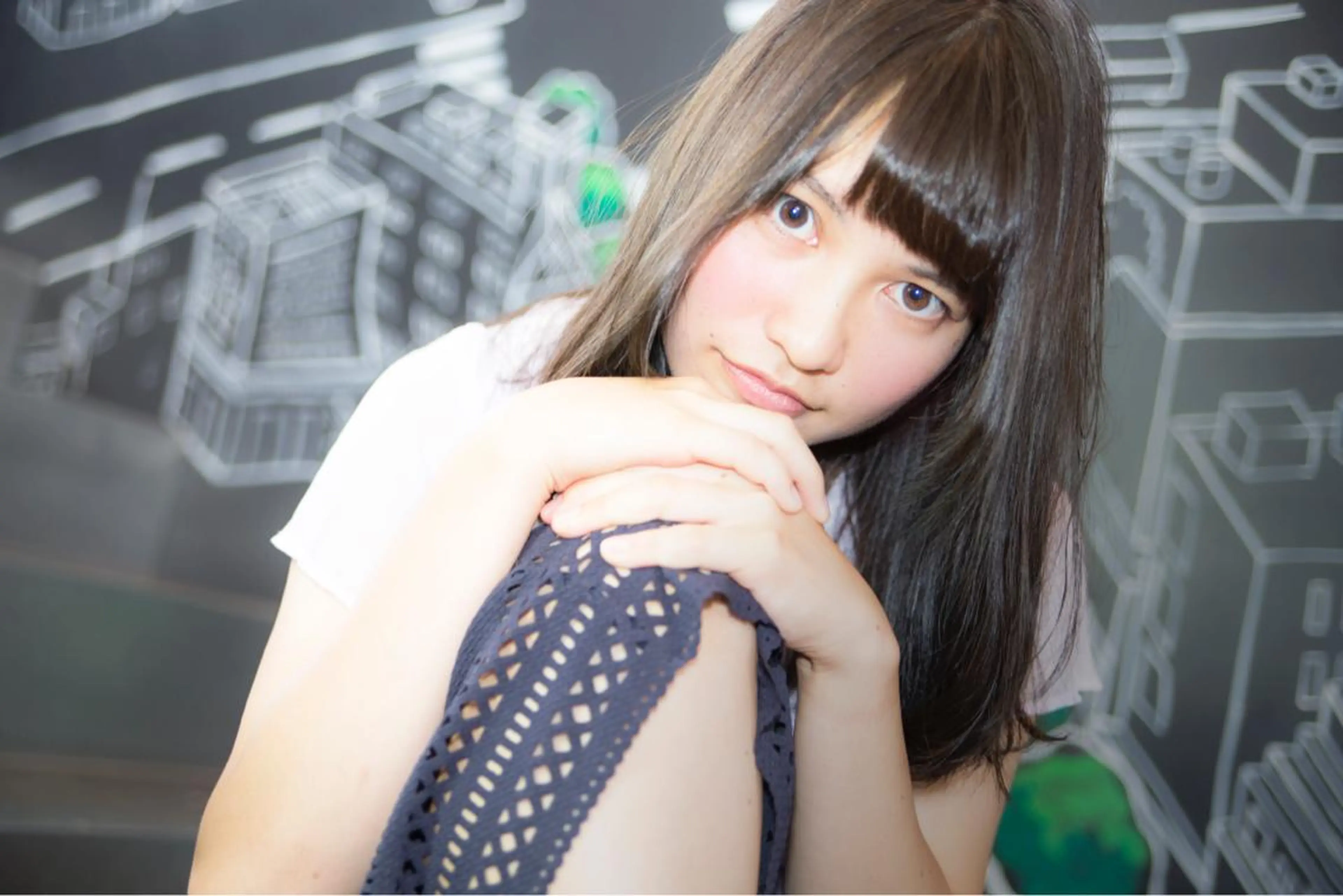 ミディアム セミロング ロング Re:ta Hair 飯田淳平のヘアスタイル