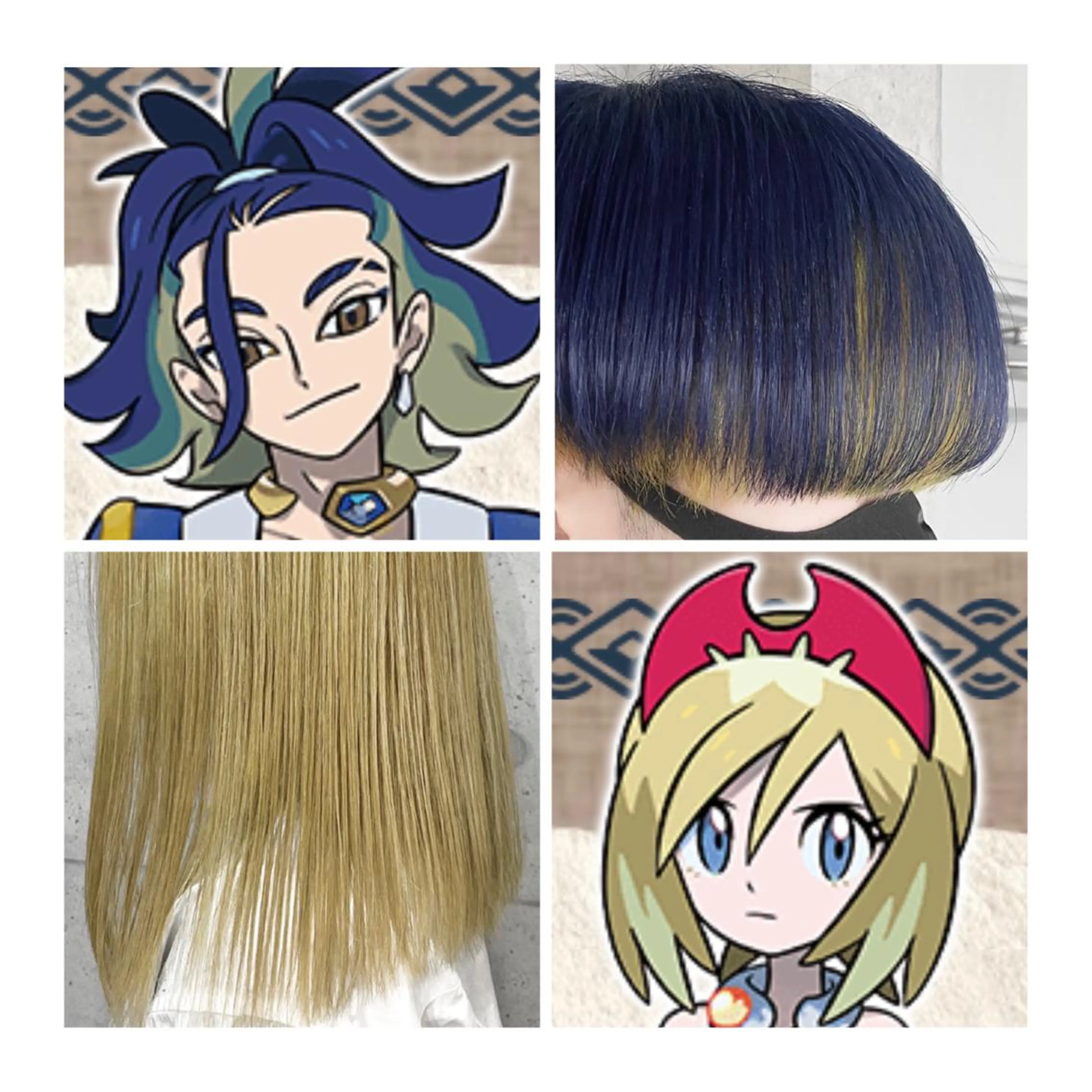 ミディアム カラー GARU-ガル-所属・TSUNO🦖 派手髪/オタク美容師のヘアスタイル