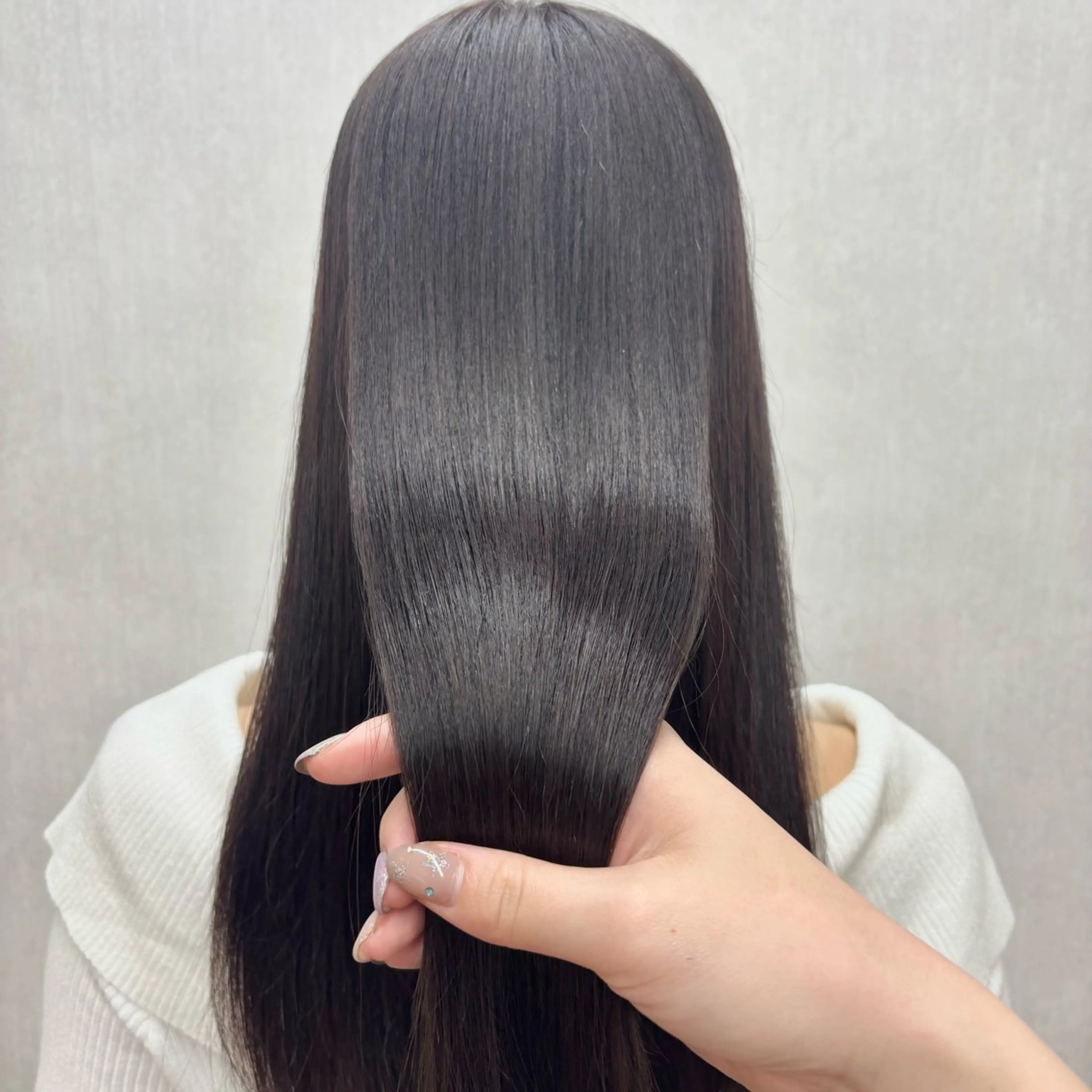 ロング トリートメント 透明感/ベージュ/ 顔周り/yuna.のヘアスタイル