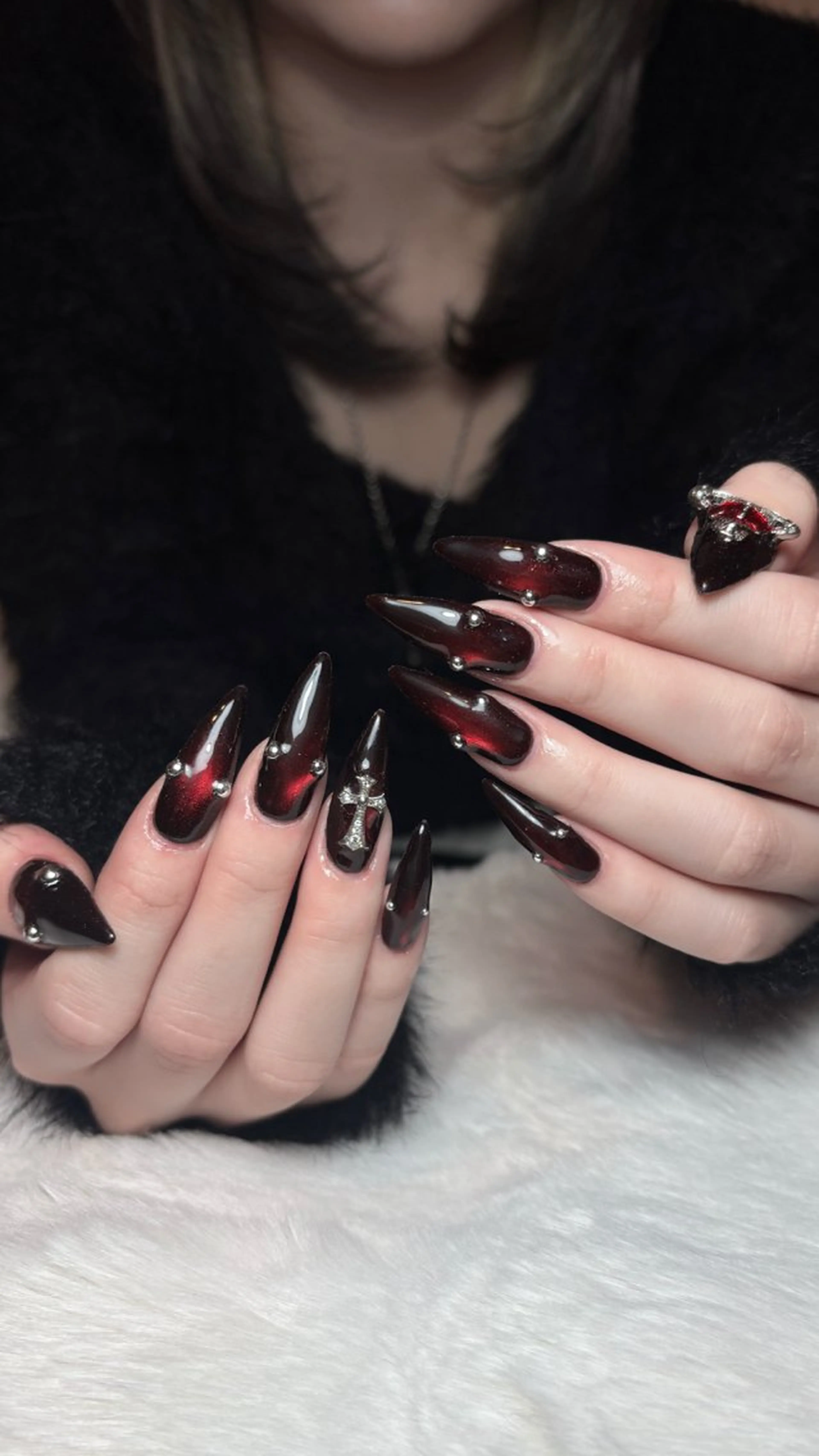 ネイル ハンドネイル 名古屋ワンホンネイル 沙理亜のネイルデザイン