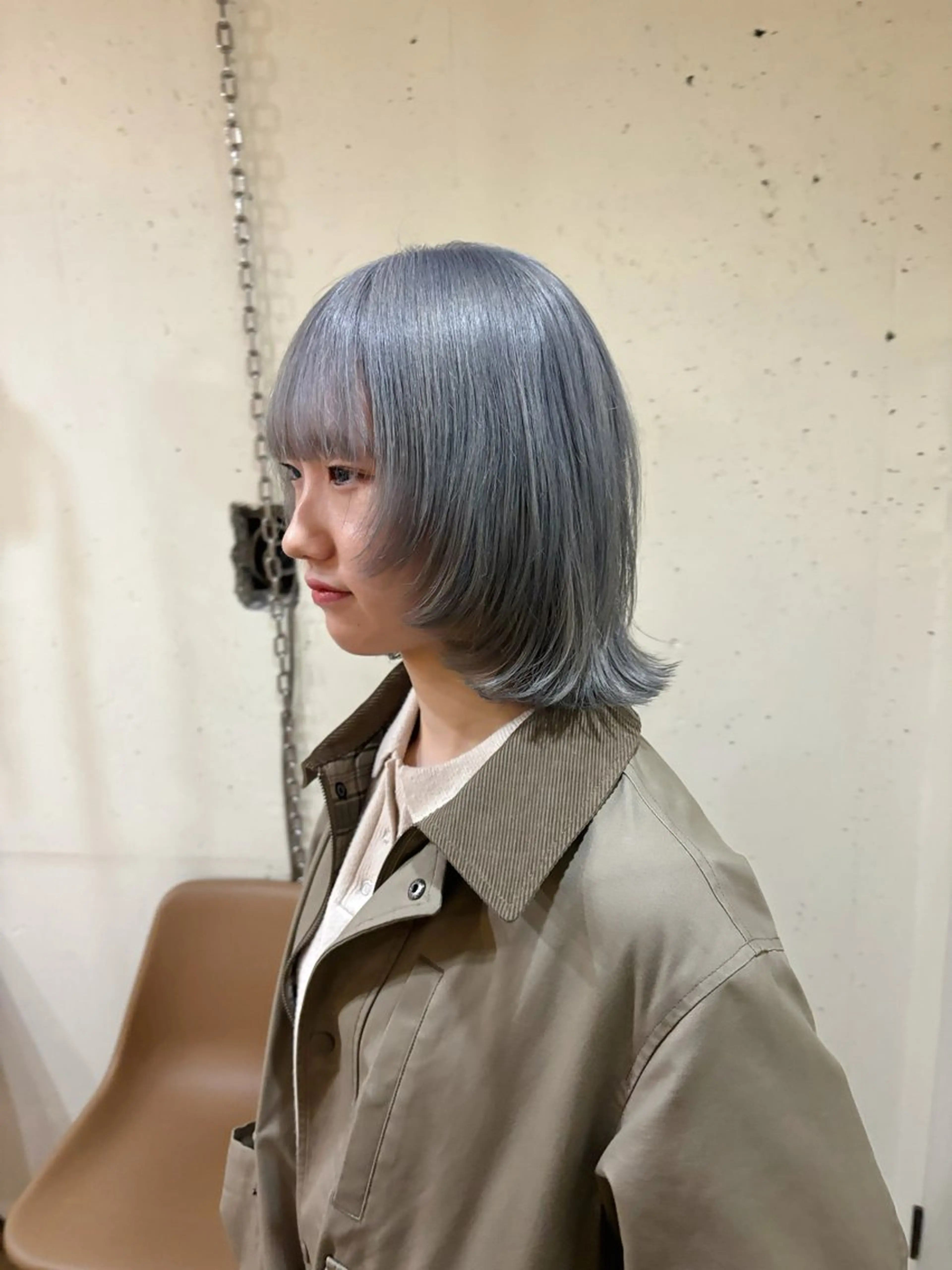 ミディアム パーマ カット ヘアカラー kaito パーマ募集！🔵のヘアスタイル