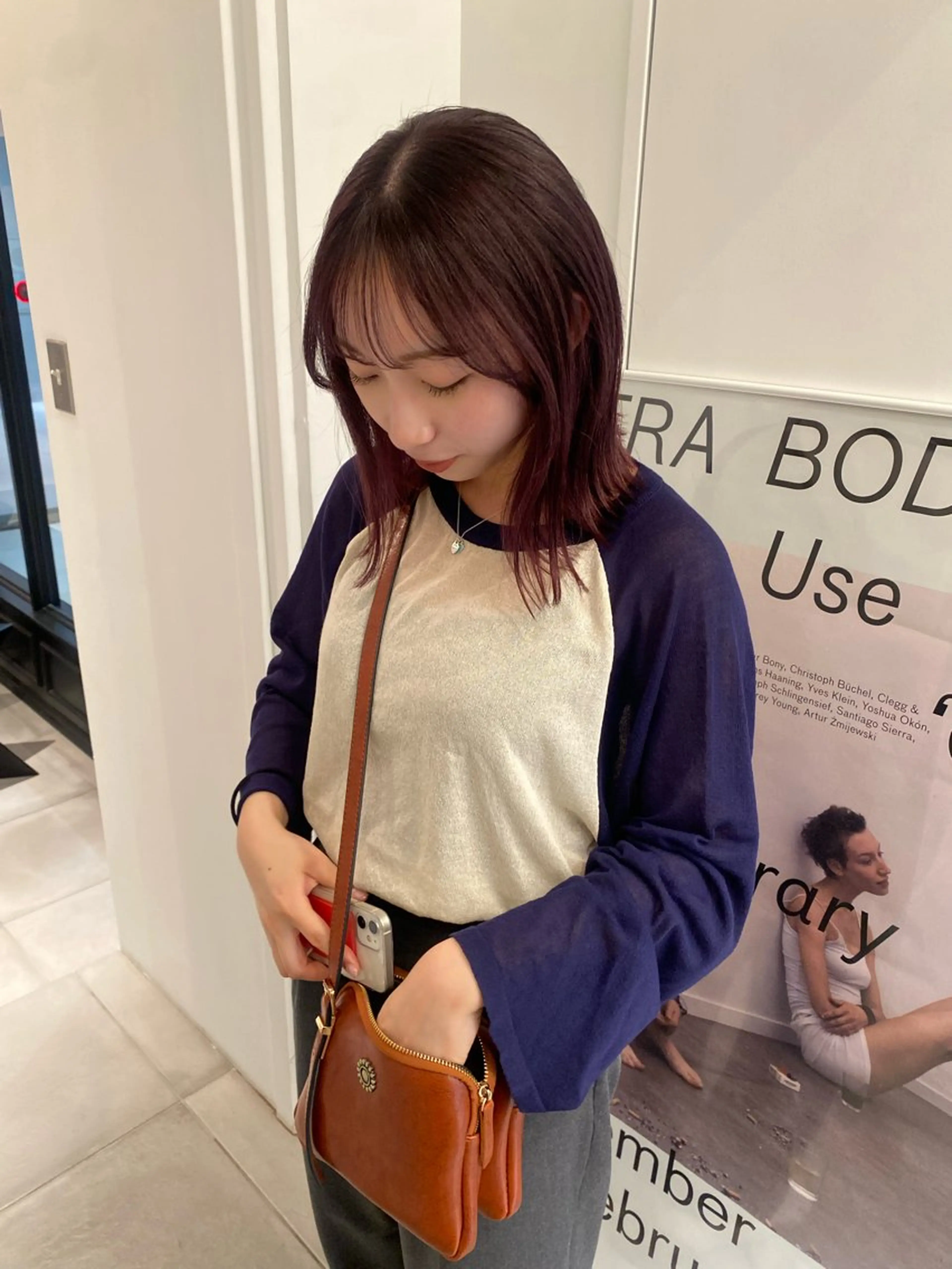 ミディアム カラー ヘアカラー riria/ボブ /ブラウンカラー🎀のヘアスタイル