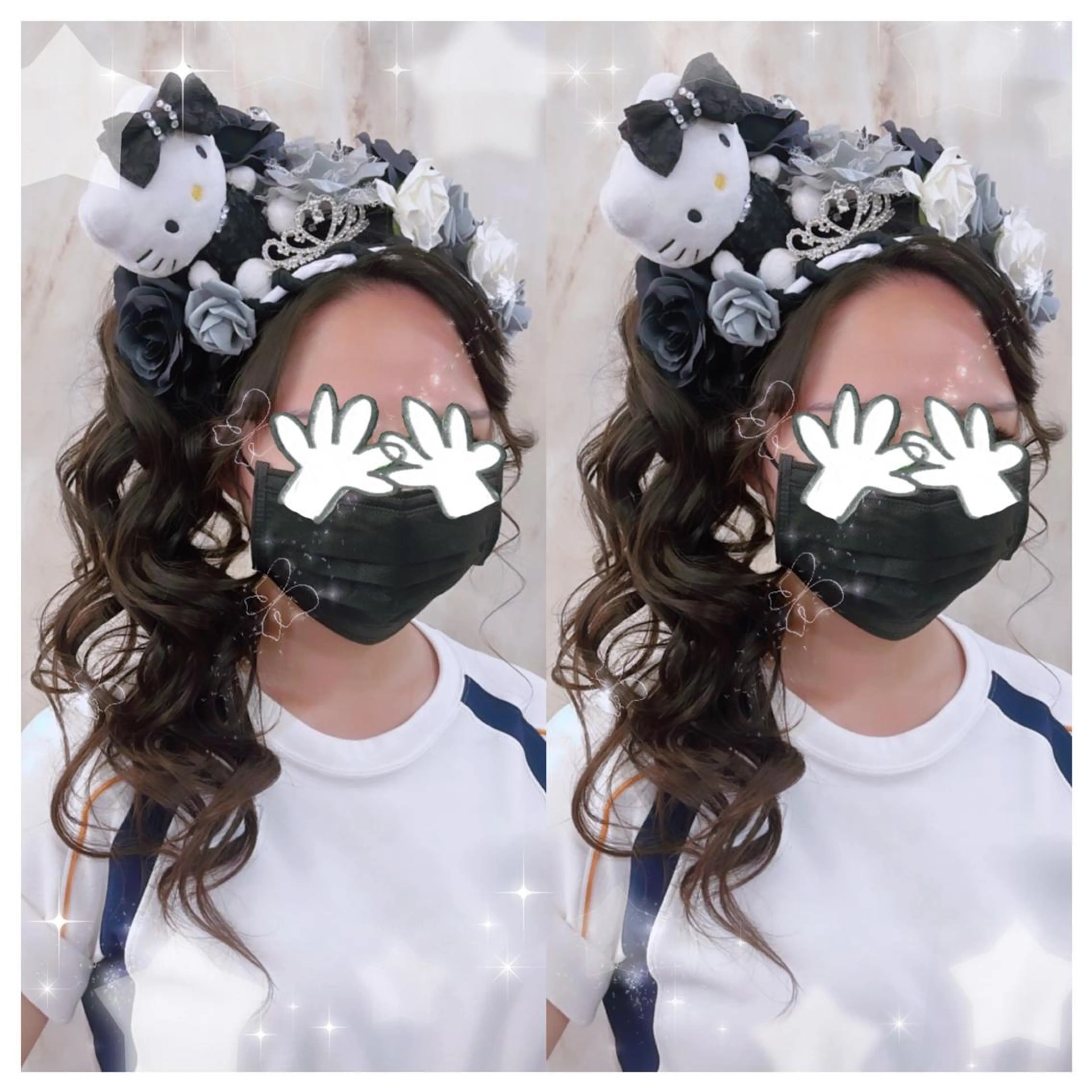 ヘアアレンジ 結婚式・ブライダル シールエクステ エクステ ウルフカット セキグチ💞 lilaのマツエク・マツパデザイン