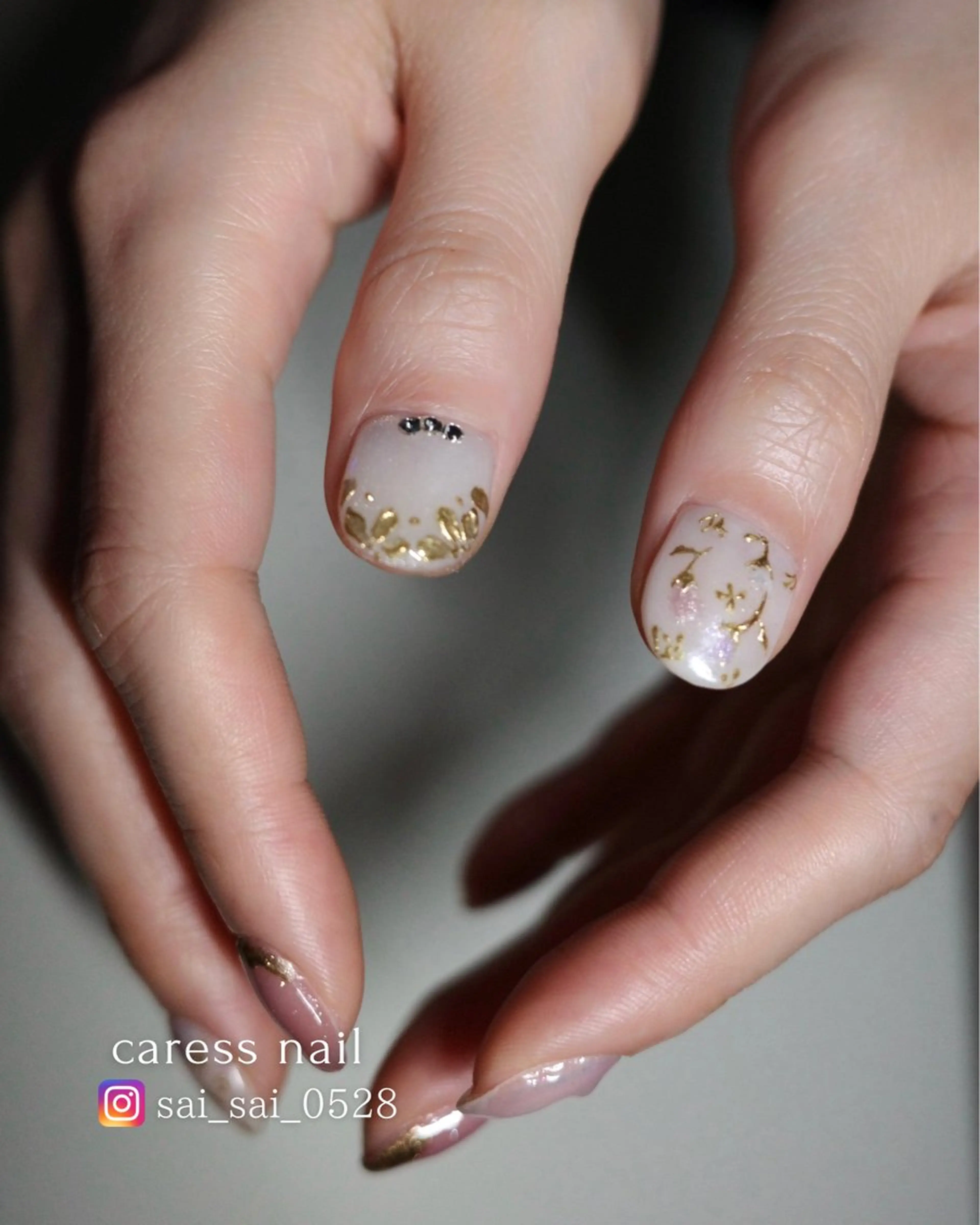 ネイル caress  nail カレスネイル　代々木上原所属・カレスネイル さいのネイルデザイン