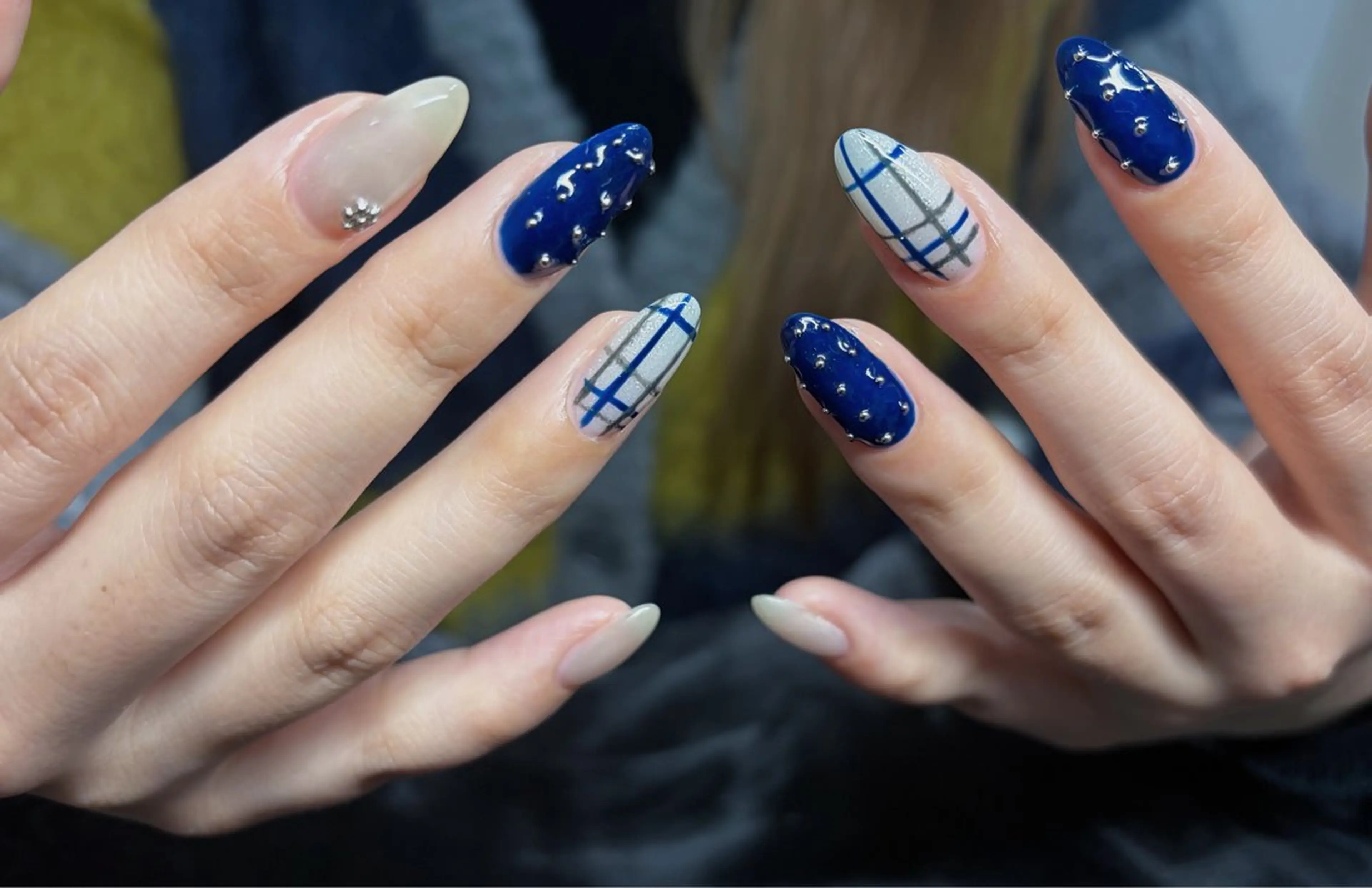 ネイル スカルプネイル シンプルネイル Lunailsalon所属・Lu nailsalonのネイルデザイン